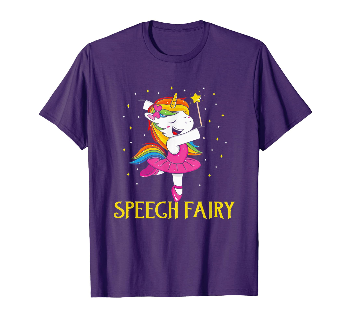 Speech Fairy Funny Unicorn T-Shirt