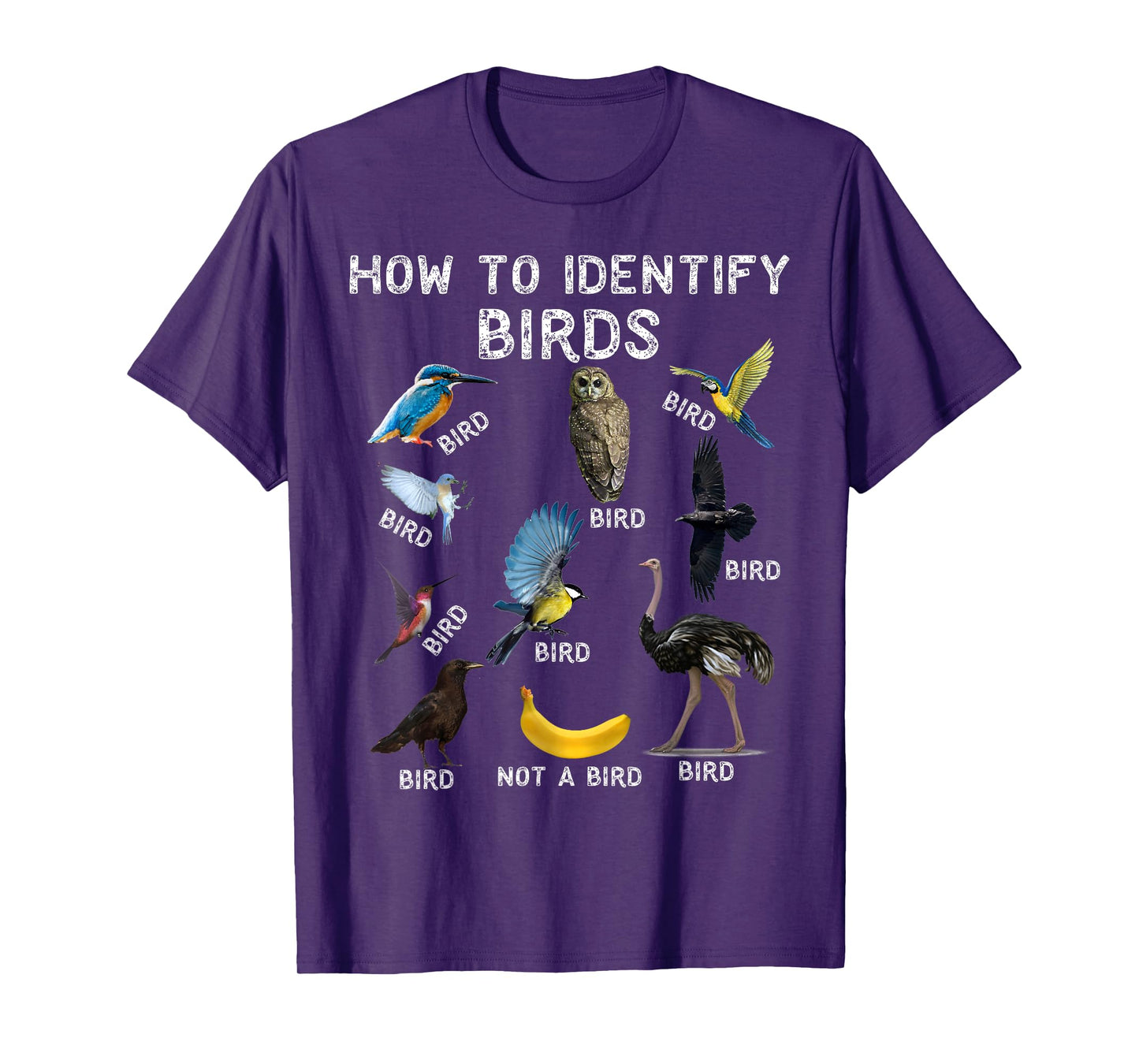 How To Identify Birds Bird Watcher T-Shirt