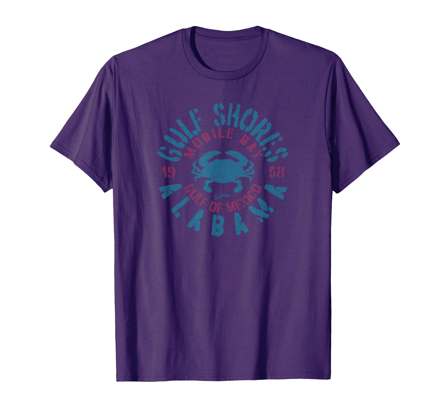 JCombs: Gulf Shores, AL, with Blue Crab T-Shirt