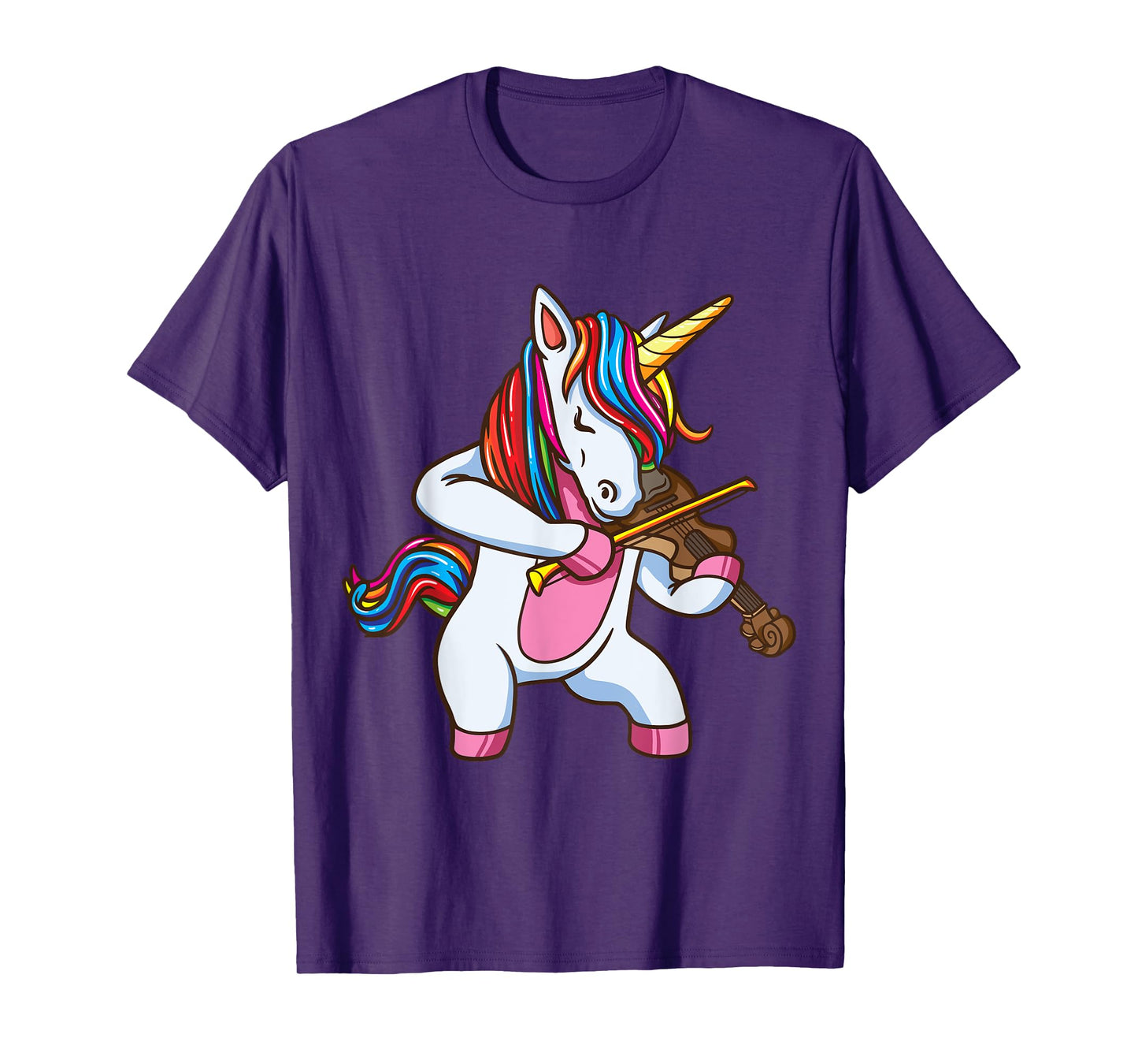Violinist Unicorn Violin Viola Player Music Lover Gift Shirt T-Shirt