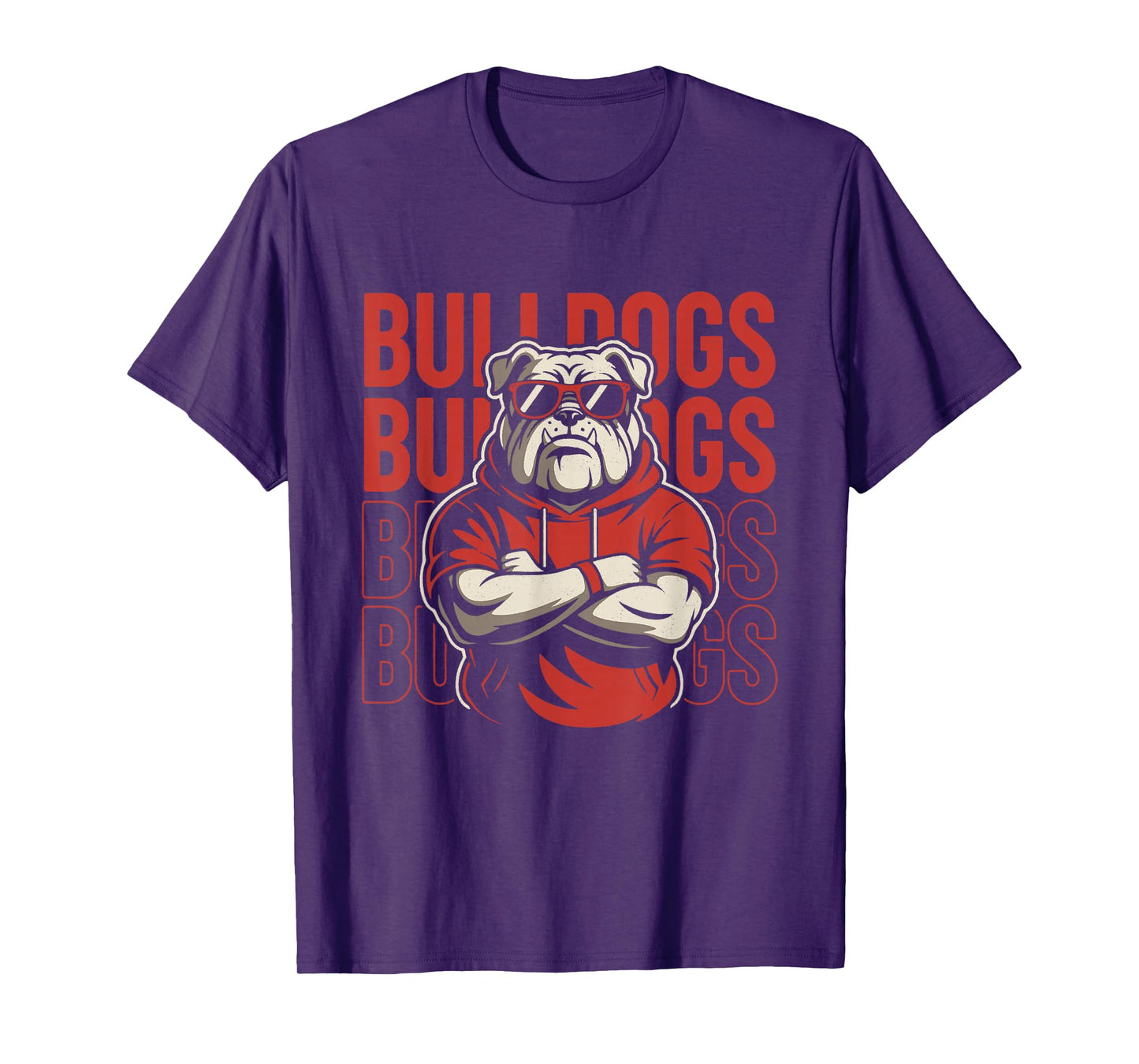 Retro Bulldogs Gift for Men Women Boys Girls Kids T-Shirt