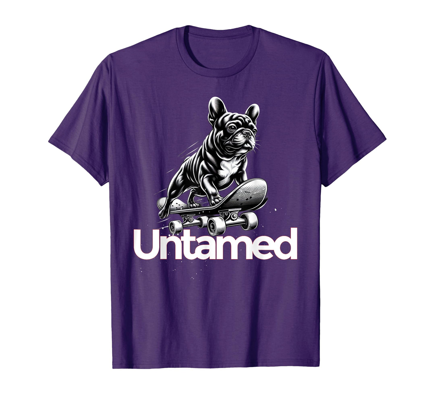 French Bulldog Frenchie Dog Untamed T-Shirt for Men Women