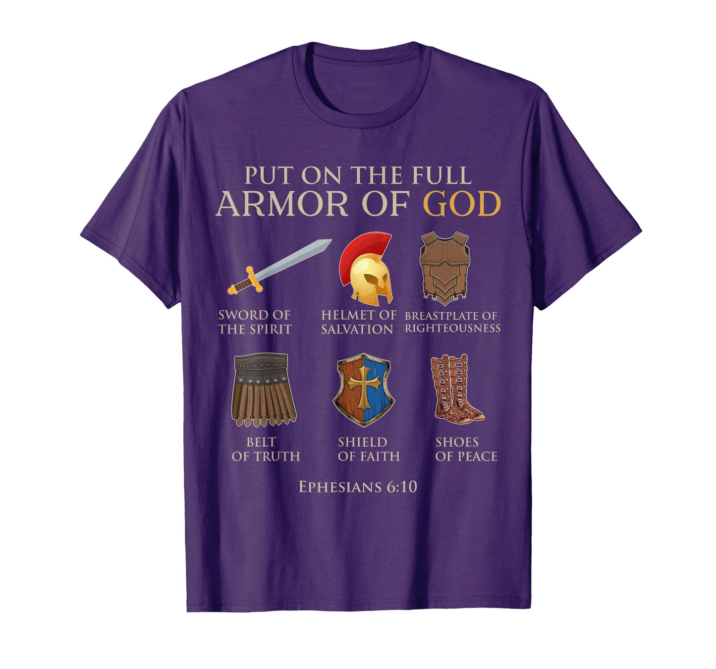 Toddler Boy Armor Of God Brother Son Men Kid Christian Jesus T-Shirt