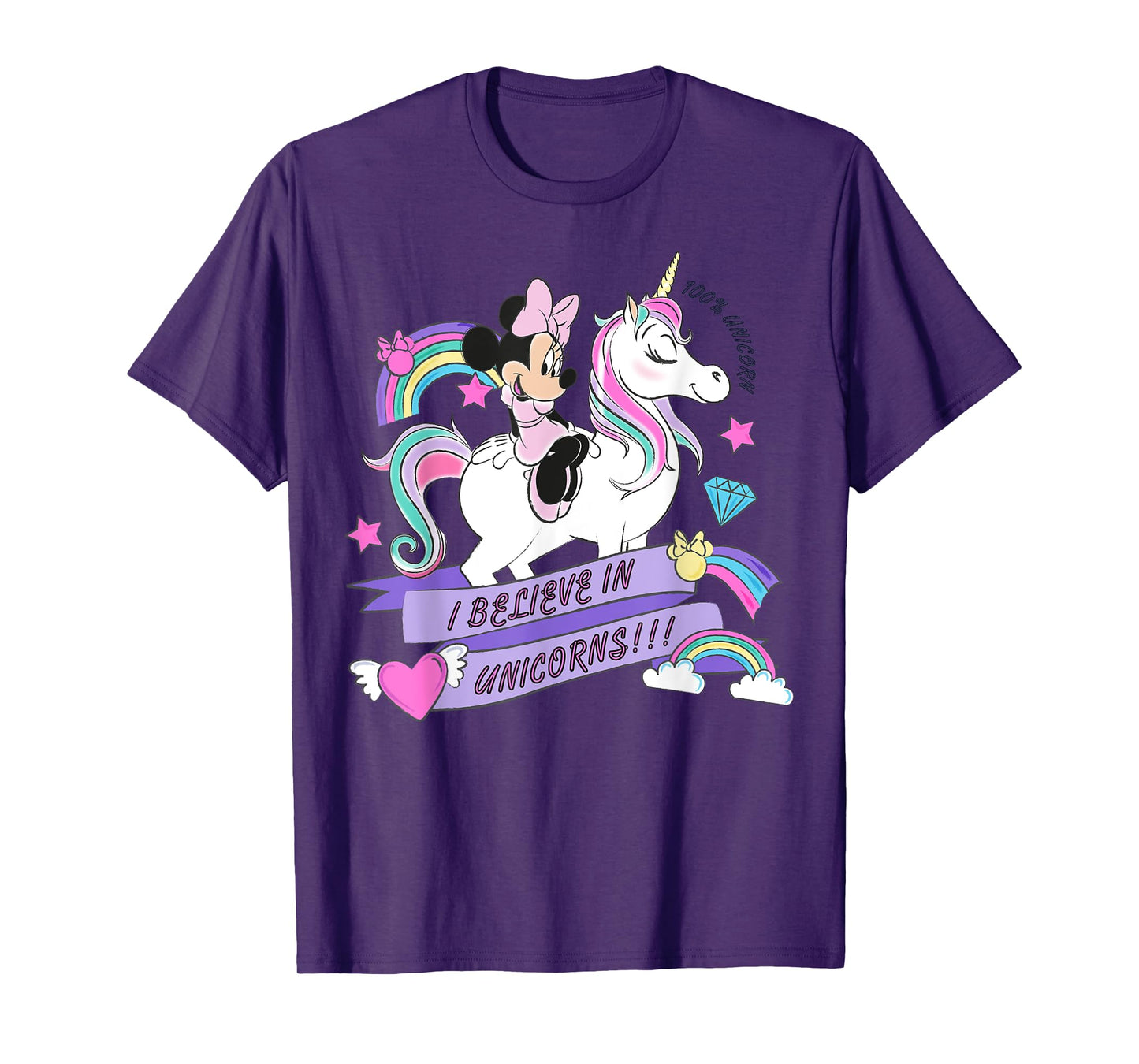 Disney Minnie Mouse Unicorn 100 Unicorn T-Shirt