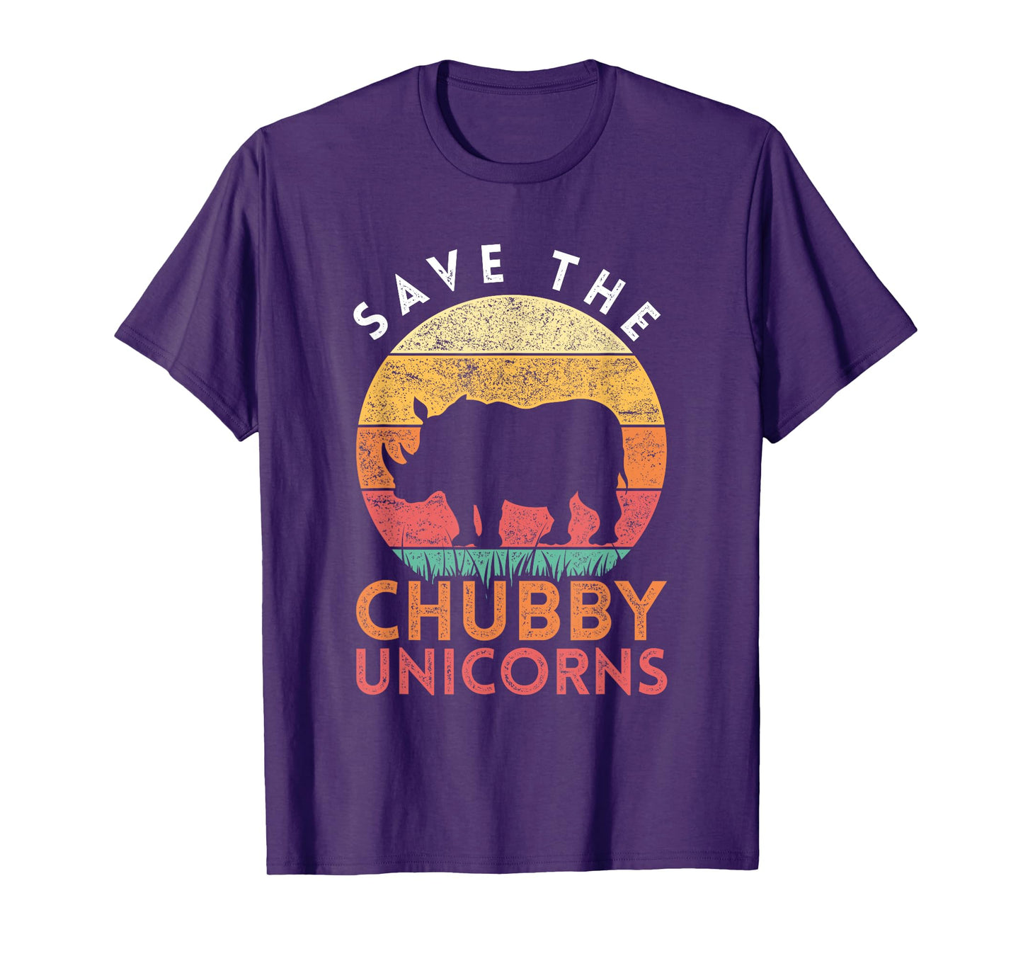 Save The Chubby Unicorns Rhino T-Shirt