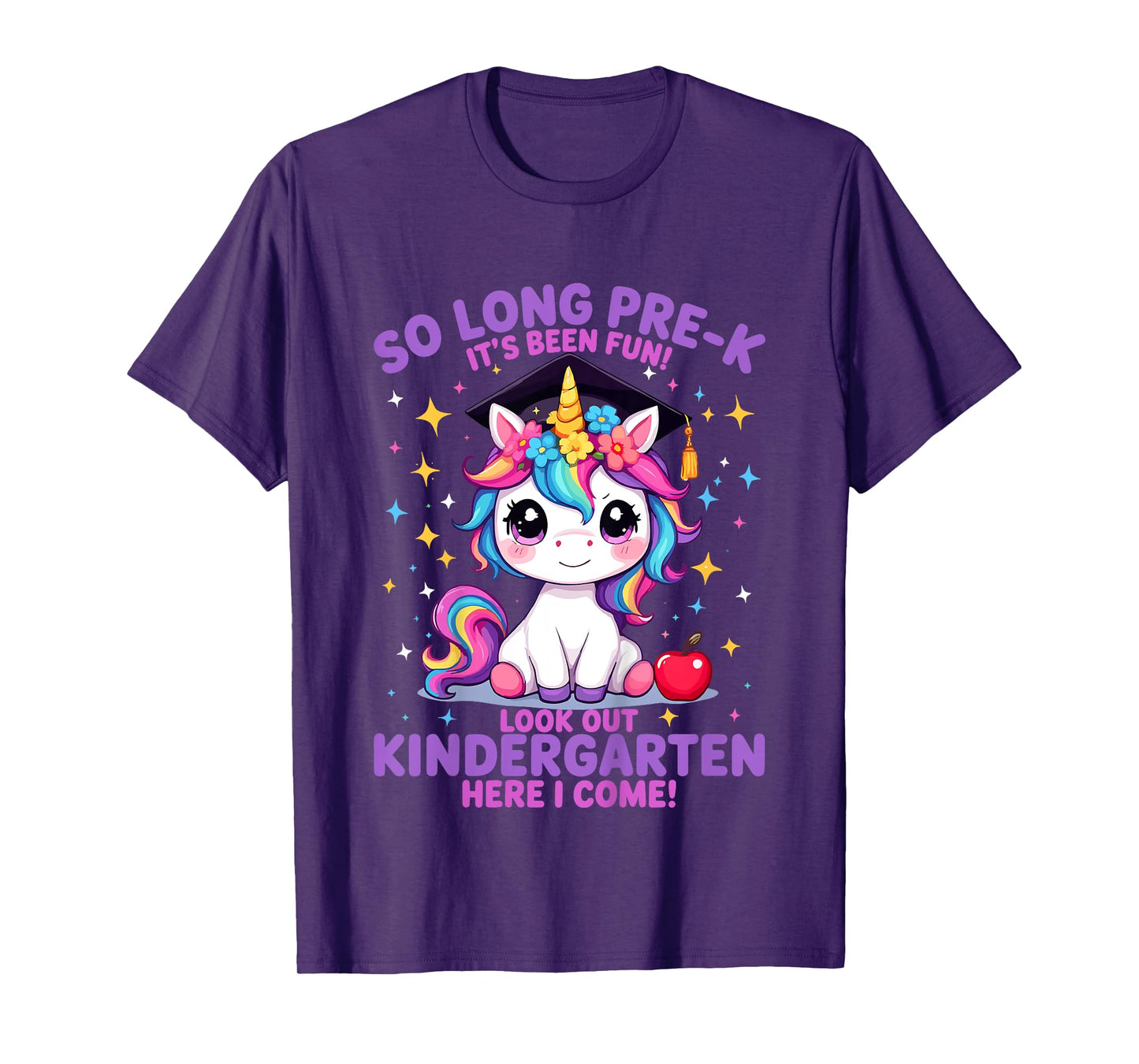 So Long Pre-K Graduation for Girls PreK Graduates Unicorn T-Shirt