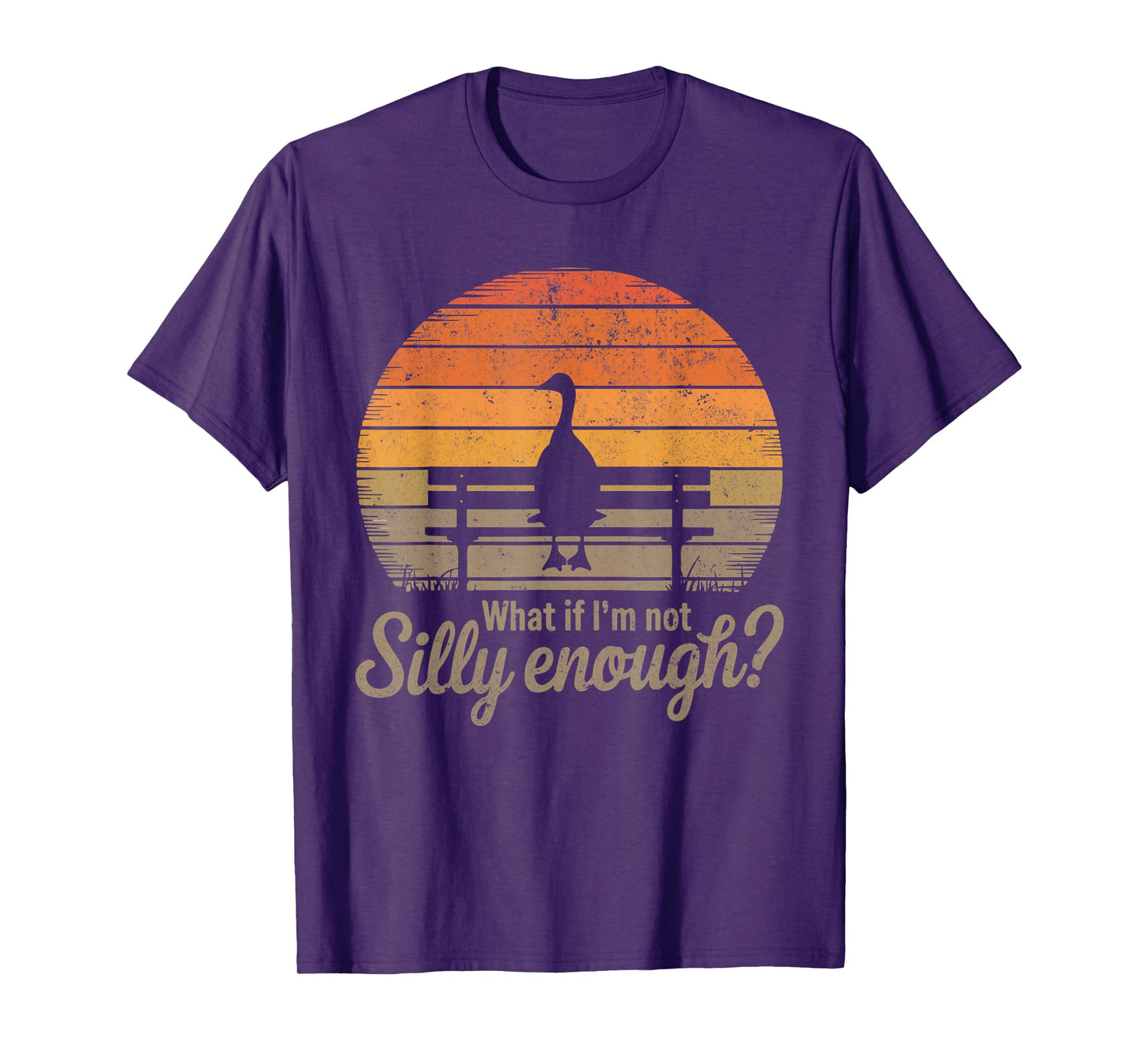 What If I'm Not Silly Enough Goose Meme Funny Duck Men Women T-Shirt
