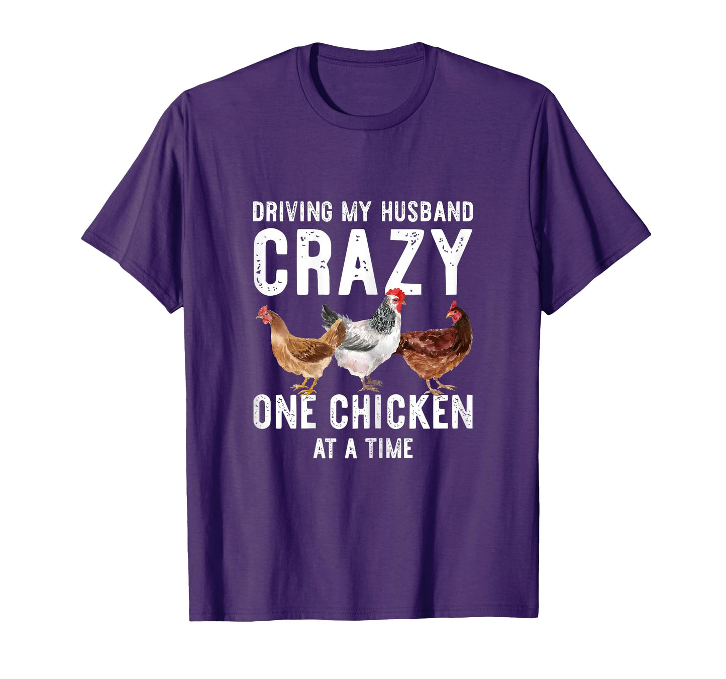 One Chicken At A Time Shirt Funny Chicken Lady Wife Mom T-Shirt