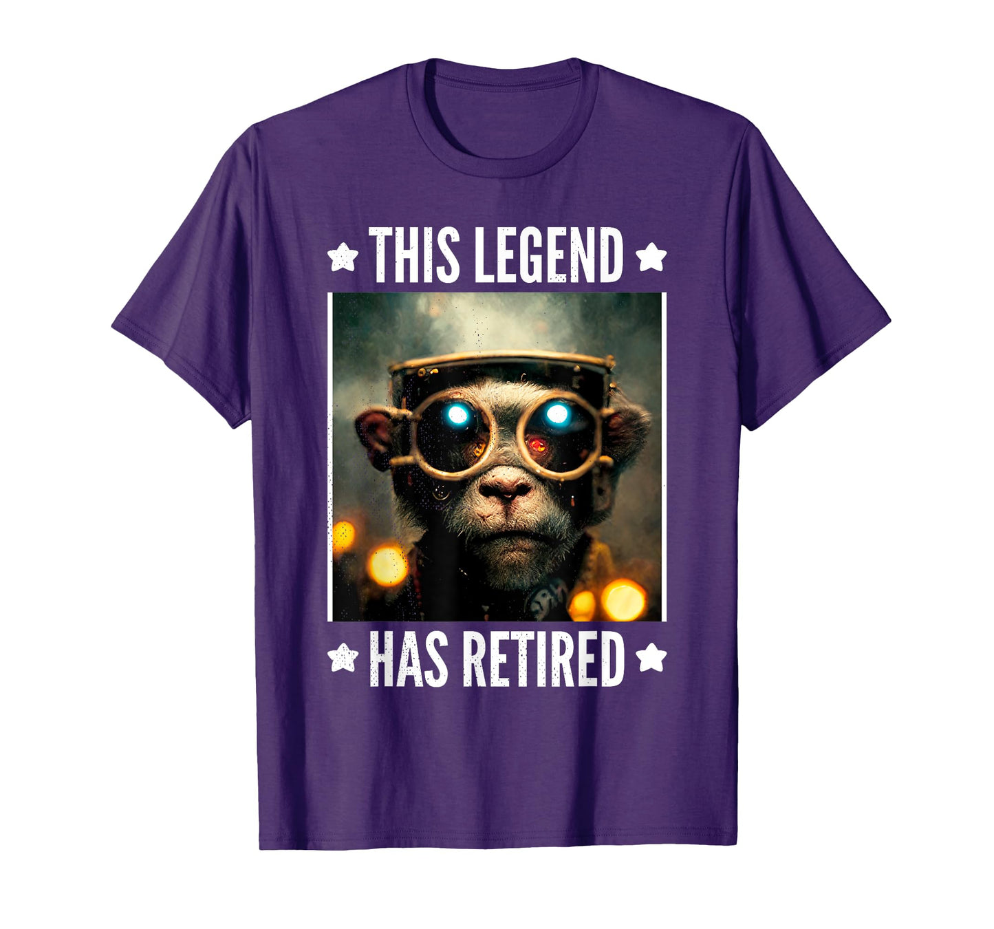 This legend has retired. Cool illustrated monkey. T-Shirt