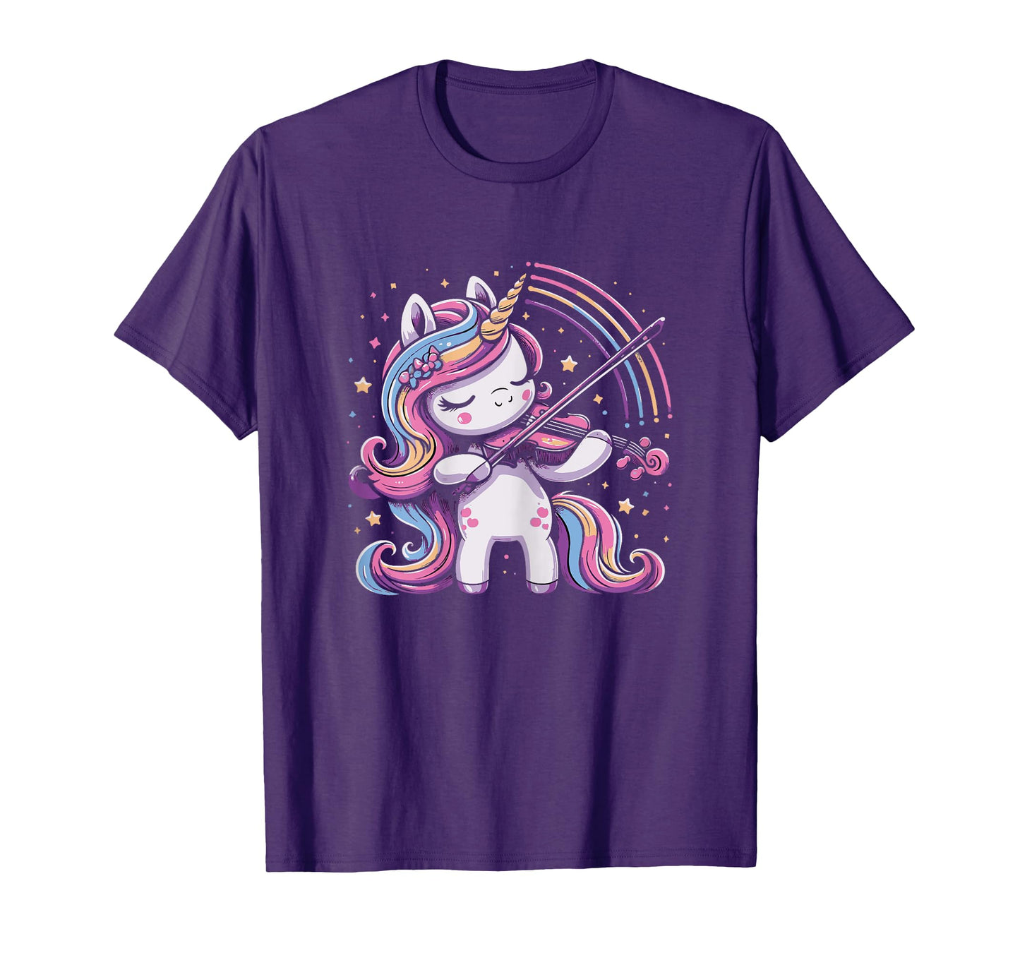 Unicorn Playing Violin Violinist Violin Player T-Shirt