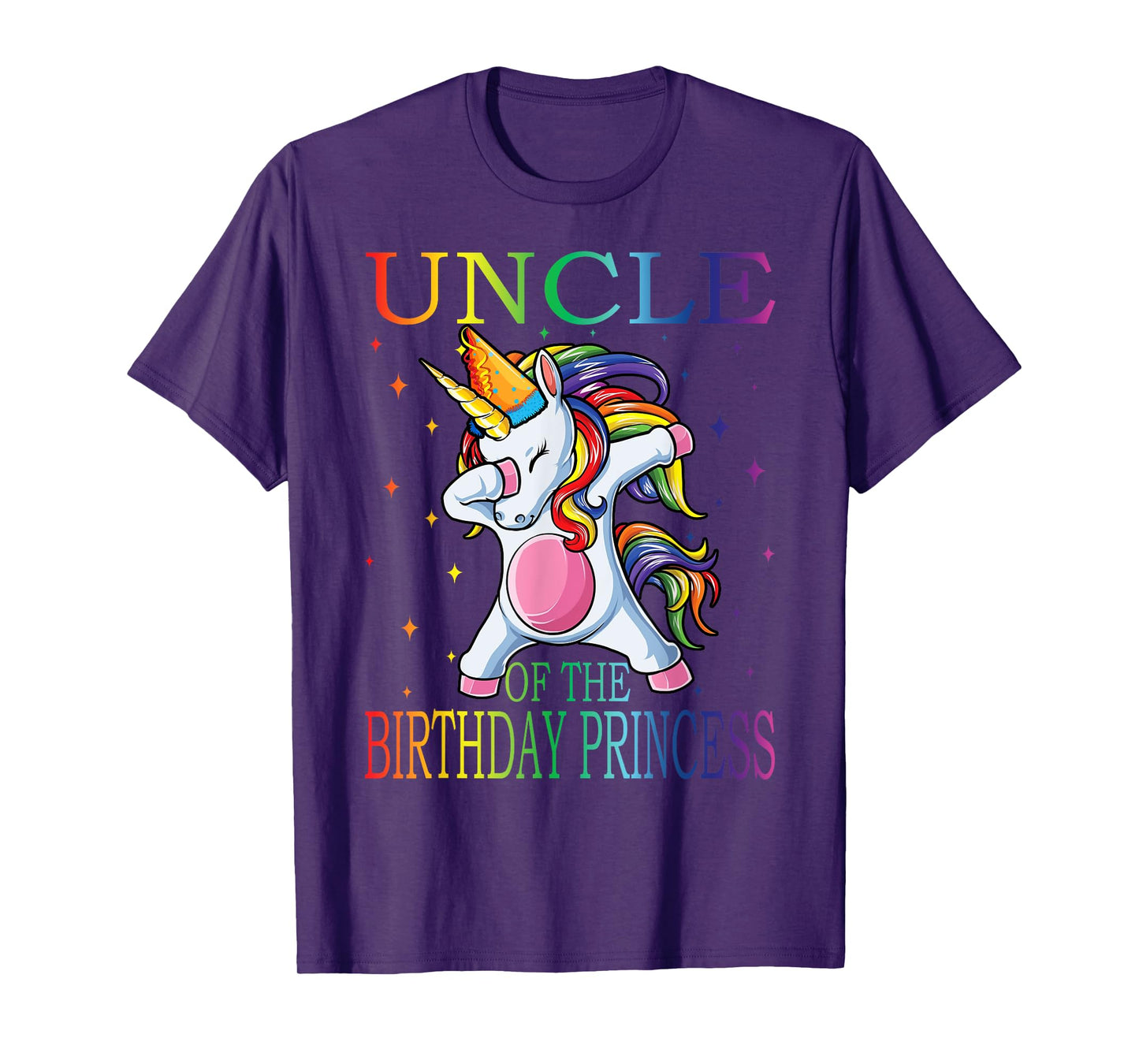 Uncle Of The Birthday Princess Unicorn T-Shirt