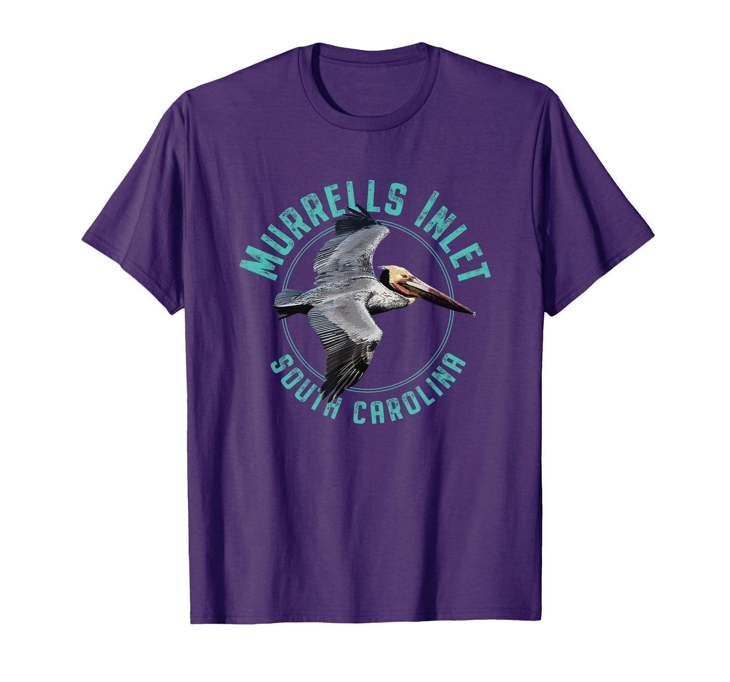 Murrells Inlet South Carolina Pelican Design T-Shirt