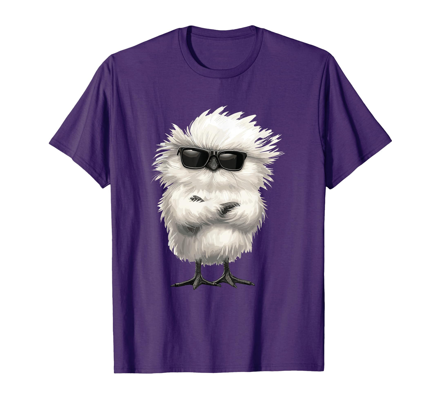 Silky Chicken Stuffed Animal Sunglasses Silkie Chicken T-Shirt