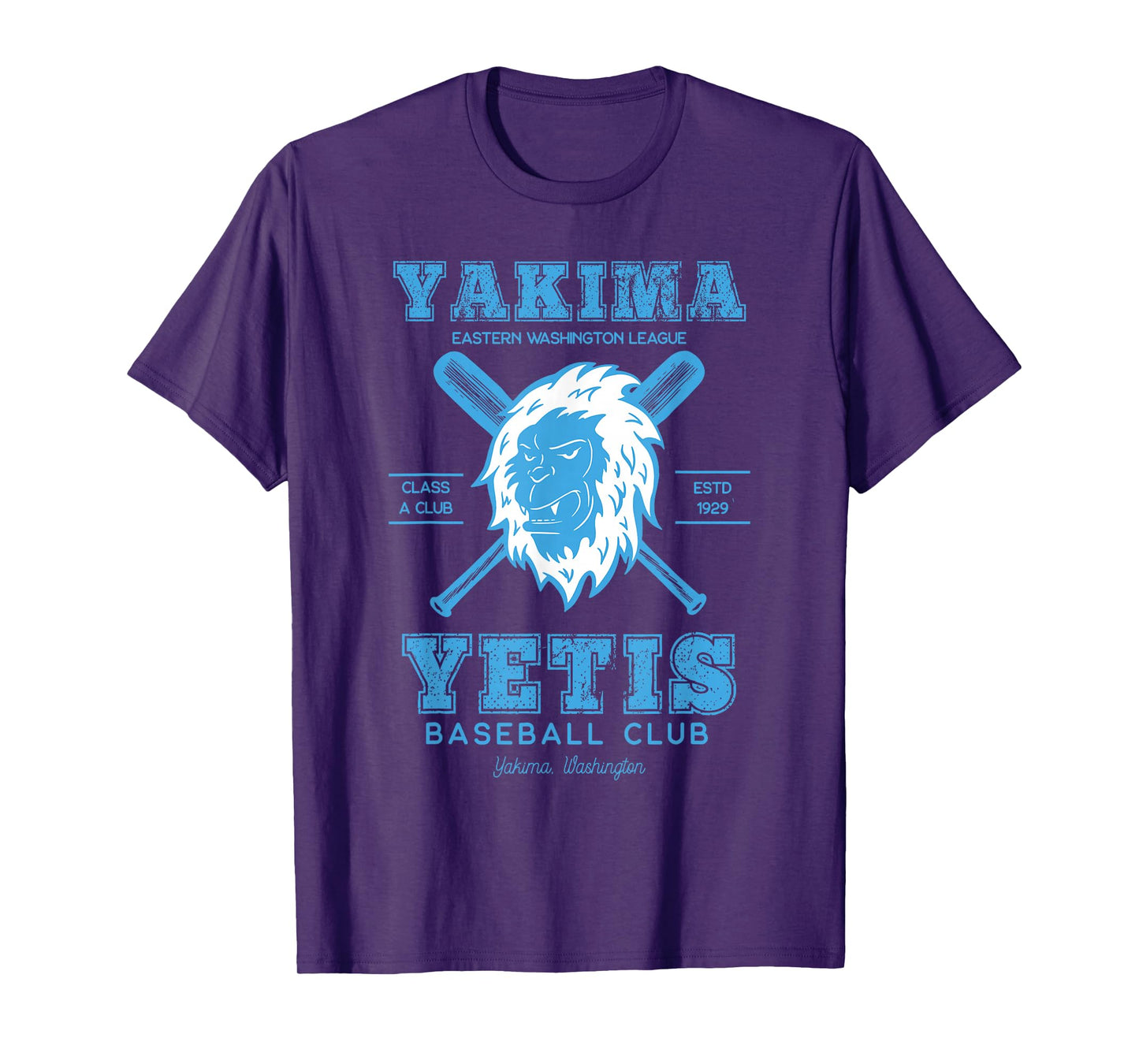 Yakima Yetis Retro Minor League Baseball Team T-Shirt