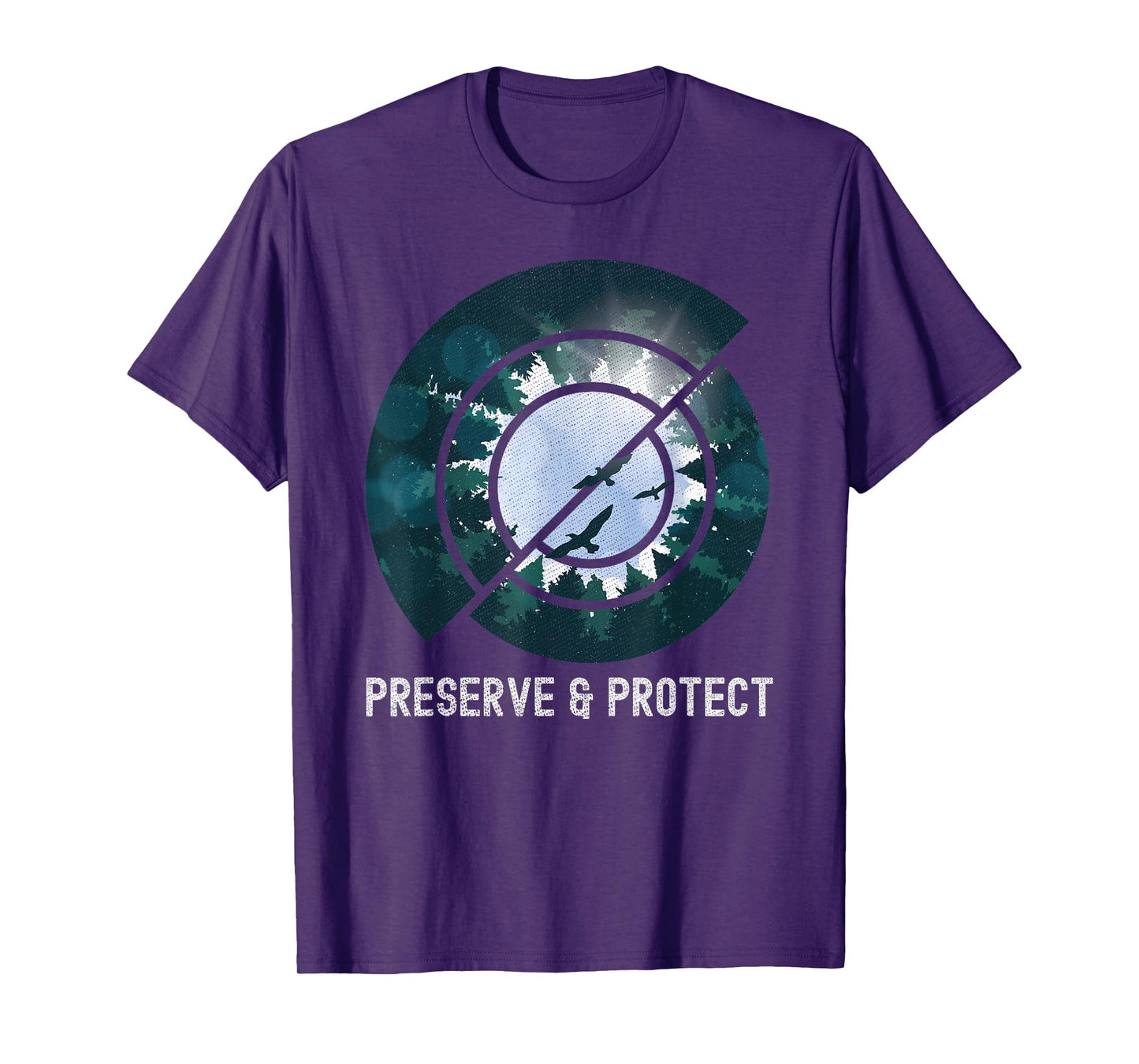 Wildlife Nature Preserve & Protect Bird Forest Conservation T-Shirt