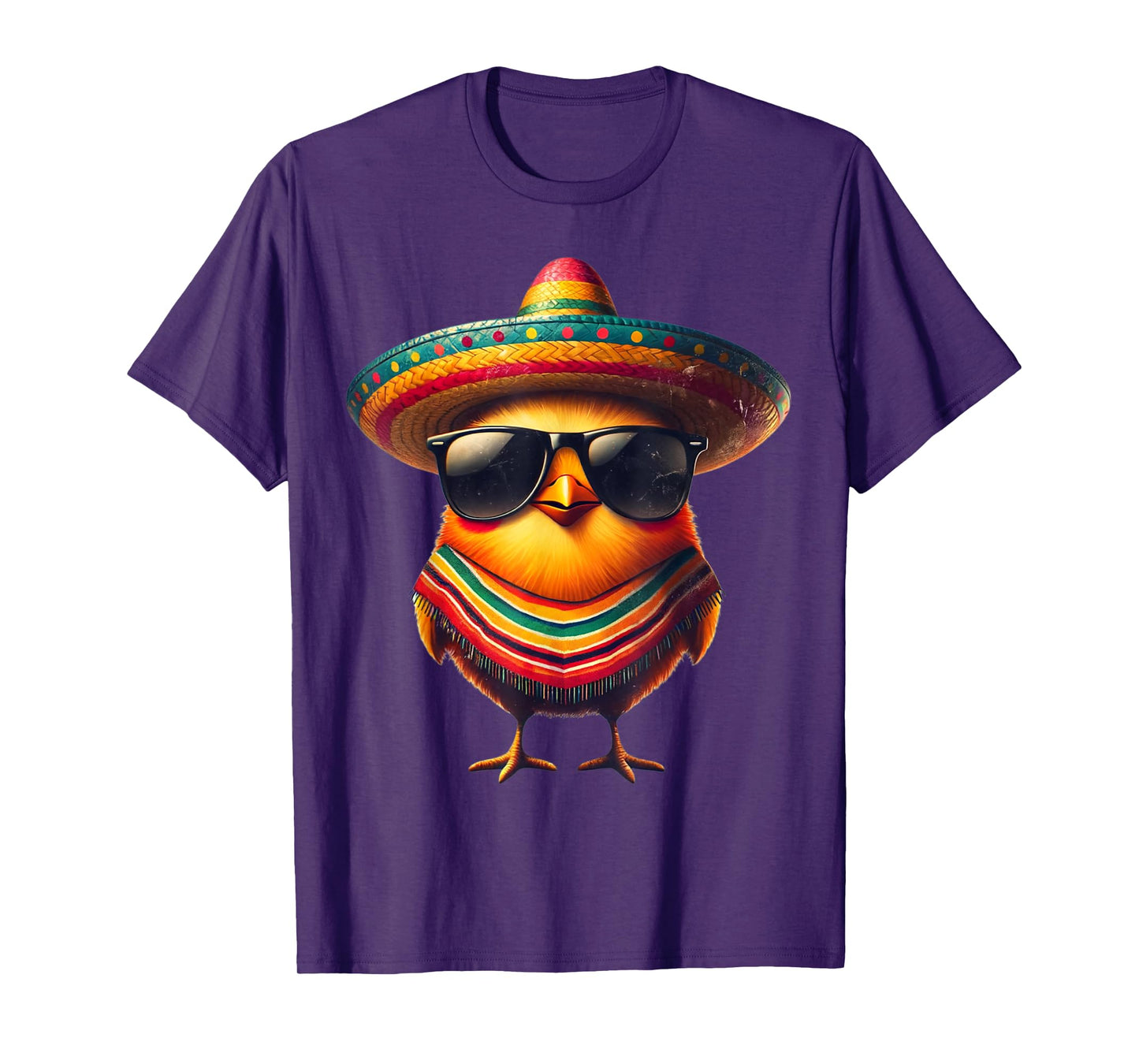 Rooster Mexican Cinco de Mayo Chicken Lover Funny T-Shirt
