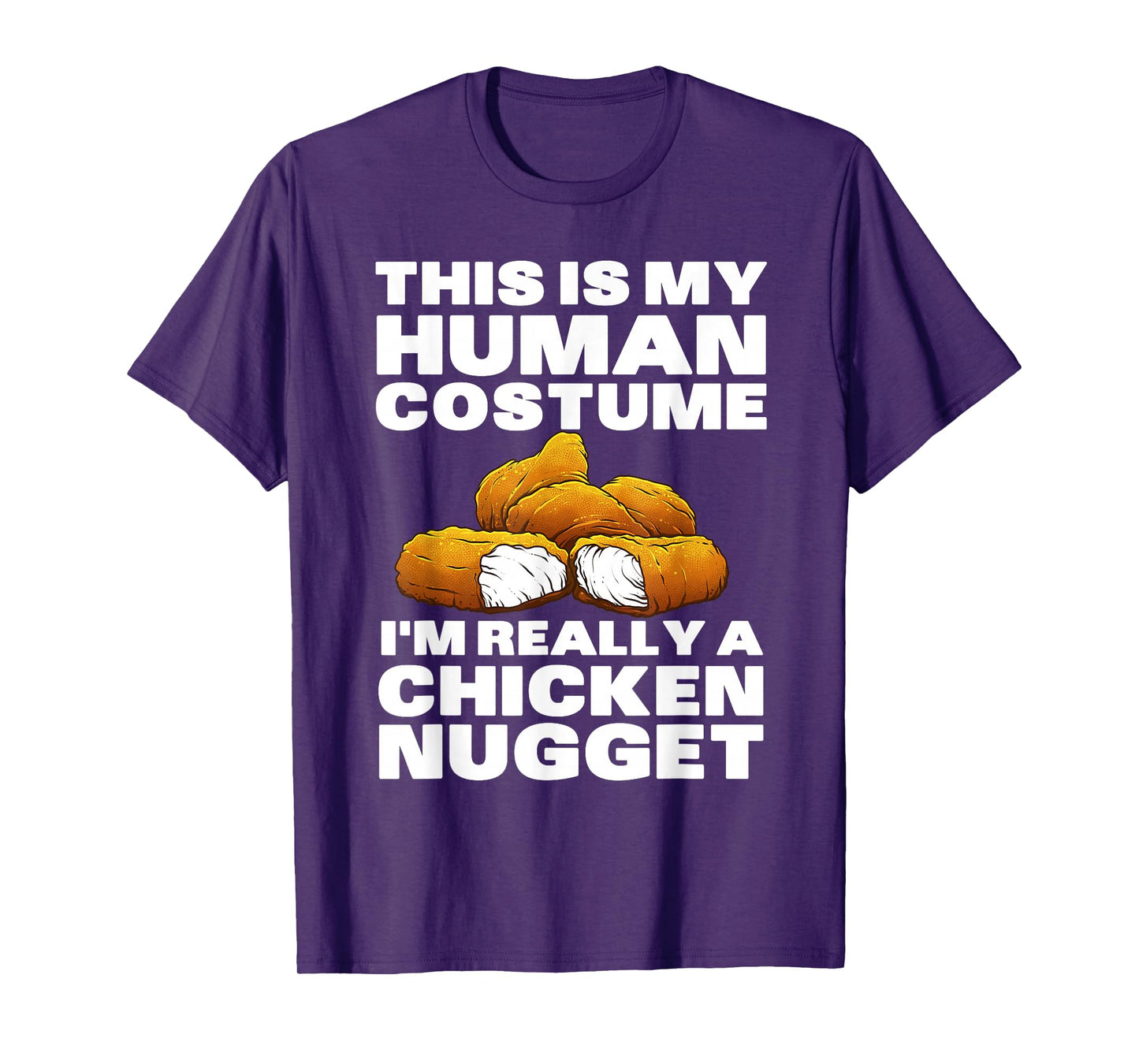 Chicken Nugget Art For Men Women Kids Chicken Nugget Costume T-Shirt