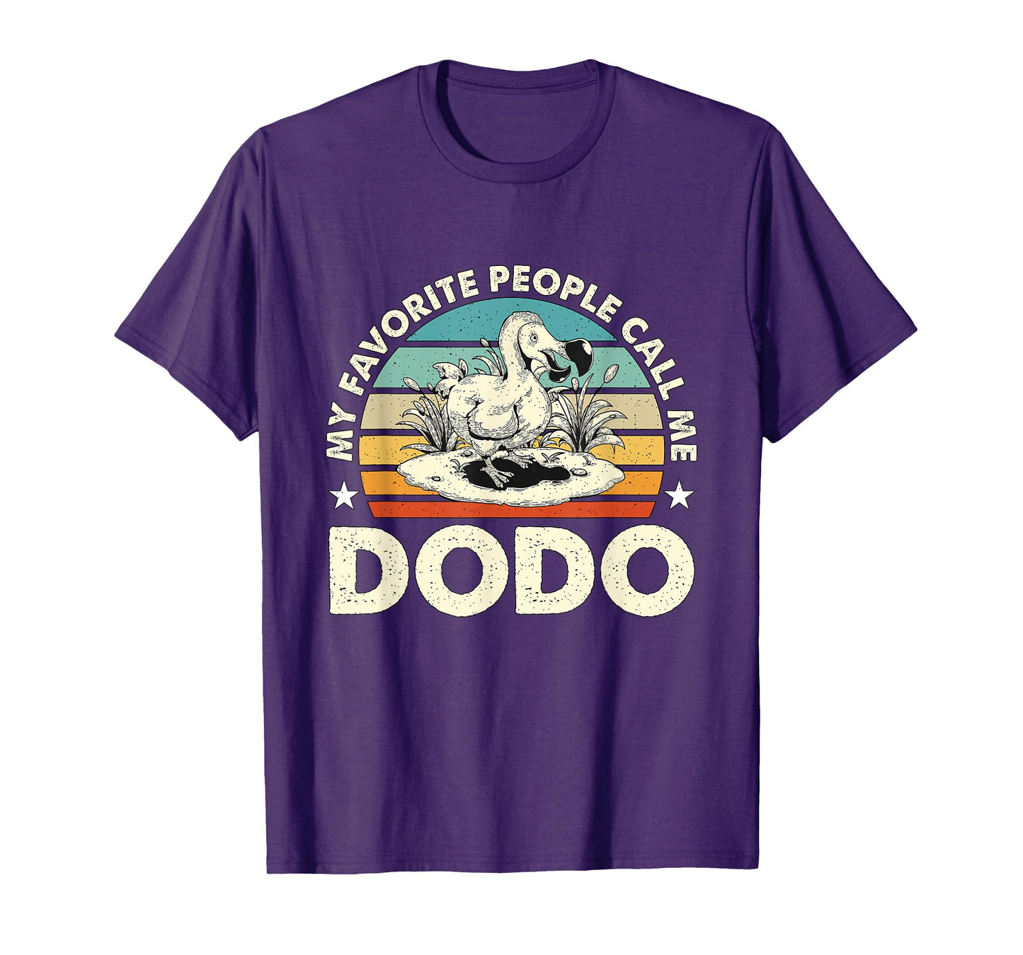 My Favorite People Call Me Dodo Retro Flightless Dodo Bird T-Shirt
