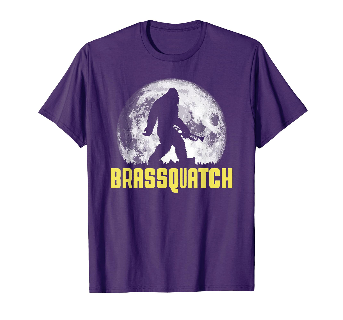 Brassquatch! Funny Bigfoot Trumpet / Brass Instrument T-Shirt