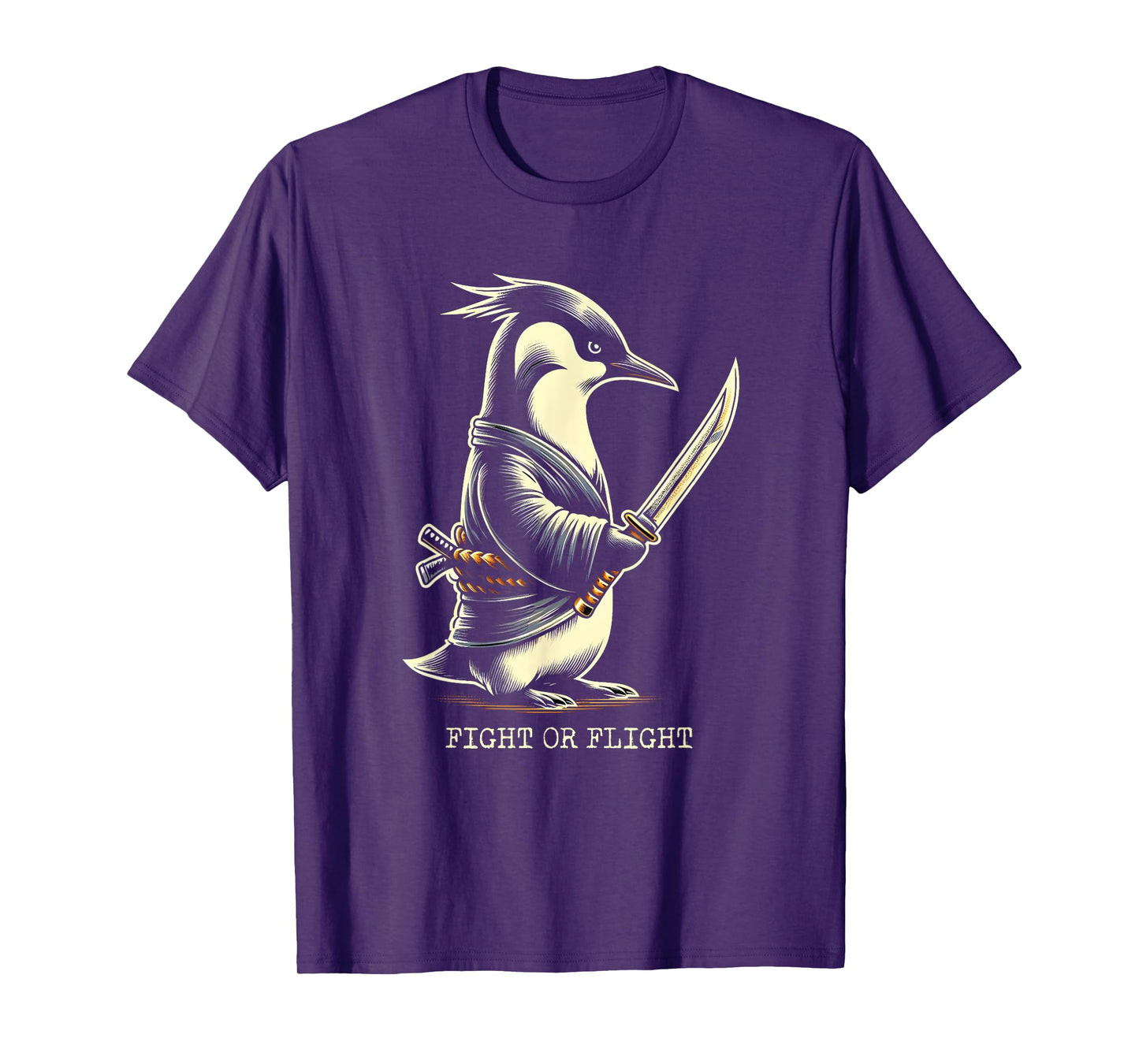 Fight or Flight Penguin T-Shirt