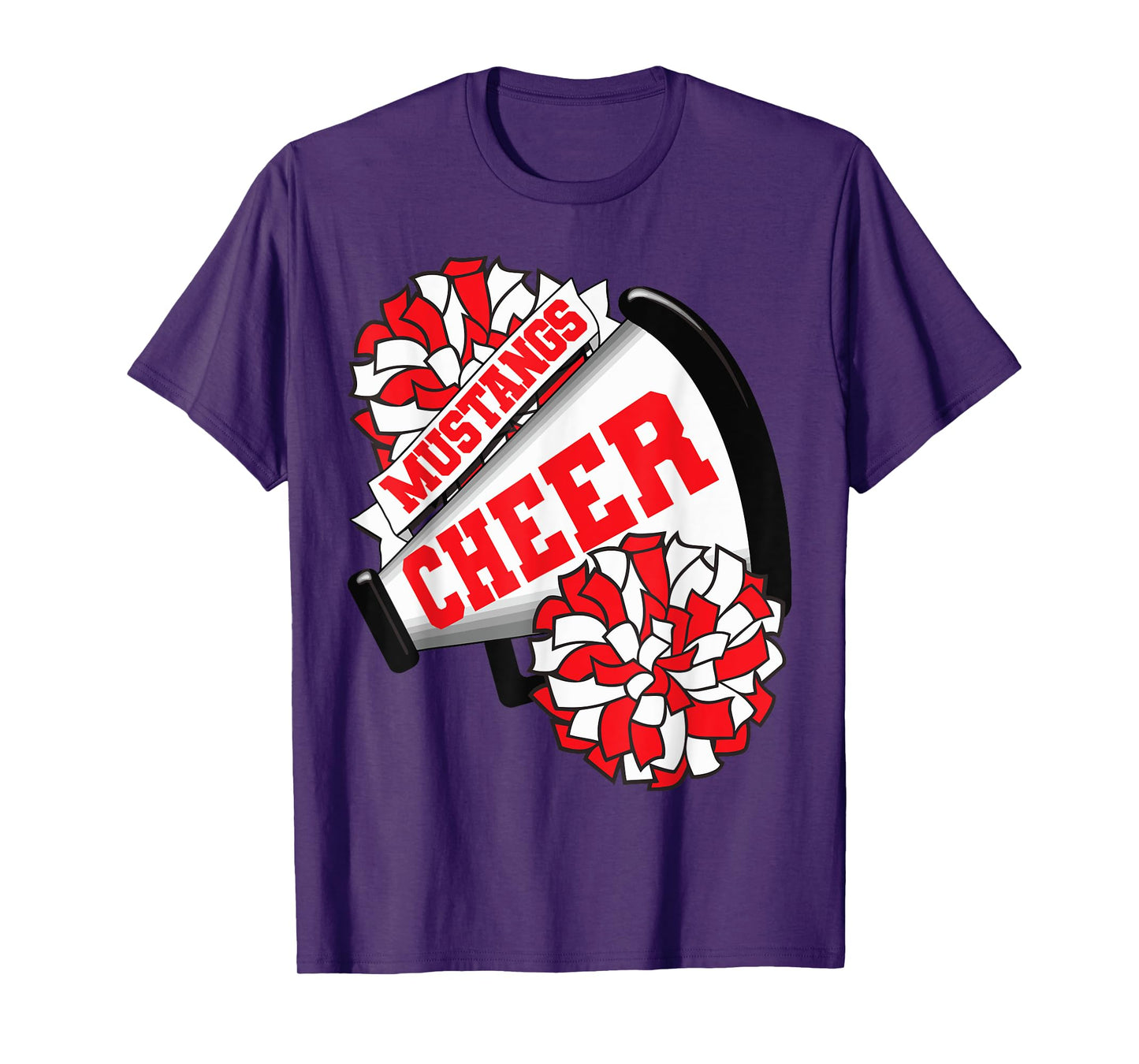Mustangs Cheer Back To School Cheerleading Spirit R T-Shirt