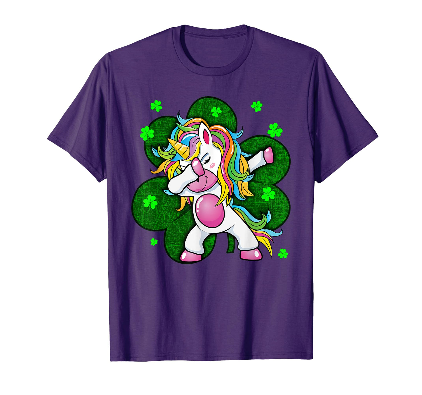 Girls St Patricks Day Outfit - Funny Dabbing Unicorn Women T-Shirt
