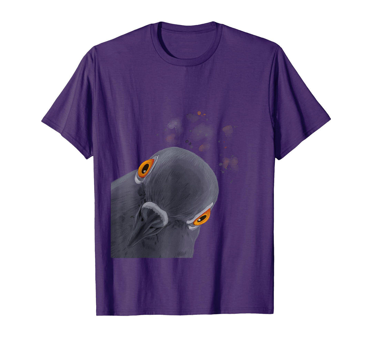 Funny Curious Pigeon T-Shirt