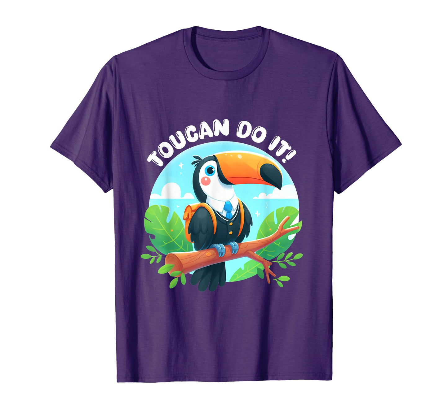 Toucan Dot It Cute Toucan Bird Test Day Test Teacher Student T-Shirt