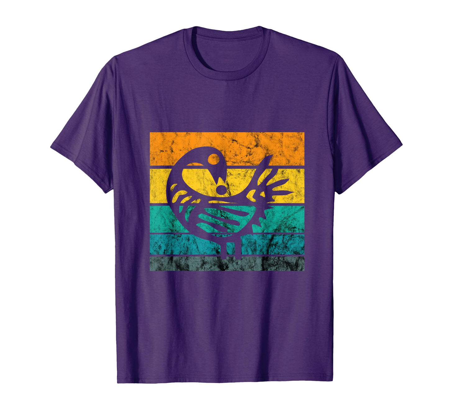 Sankofa Retro Vintage Learn From The Past African Bird T-Shirt