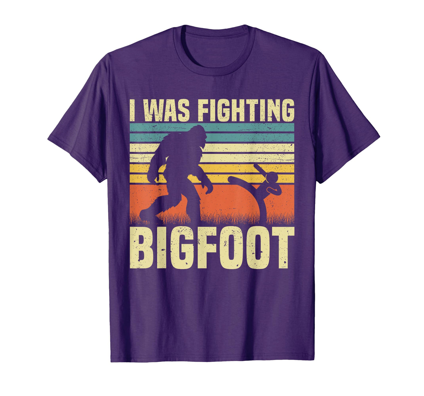 I Was Fighting Bigfoot PWD Funny Broken Leg Arm Wheelchair T-Shirt
