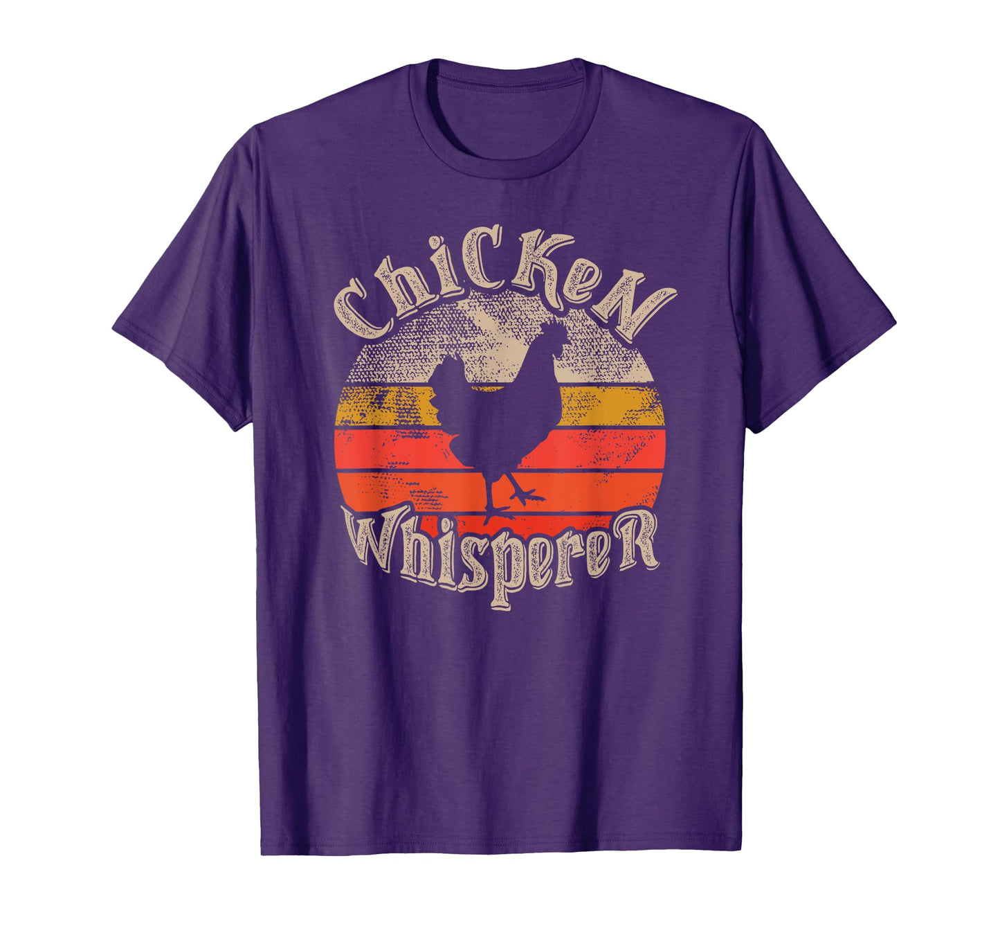 Chicken Whisperer Funny lovers theme vintage sunset cute T-Shirt