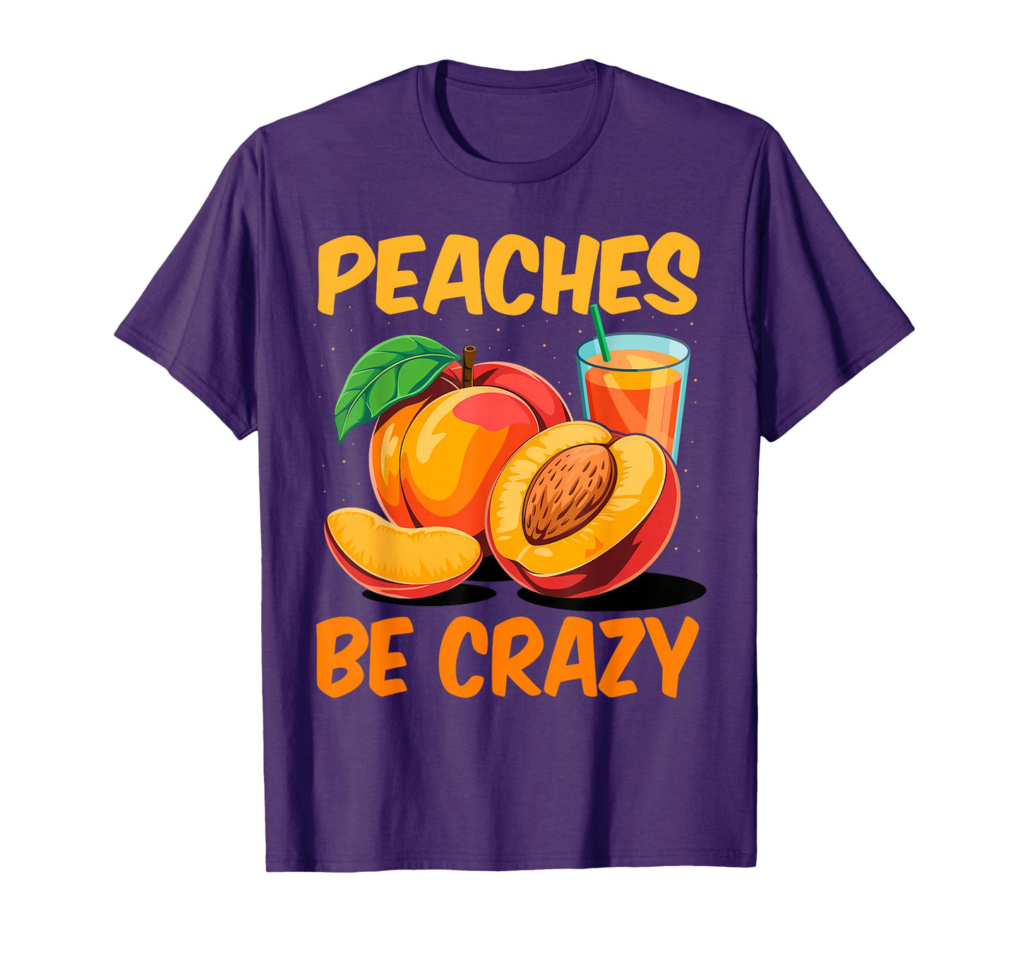 Funny Peach Pun Fruit Georgia Iced Tea T-Shirt