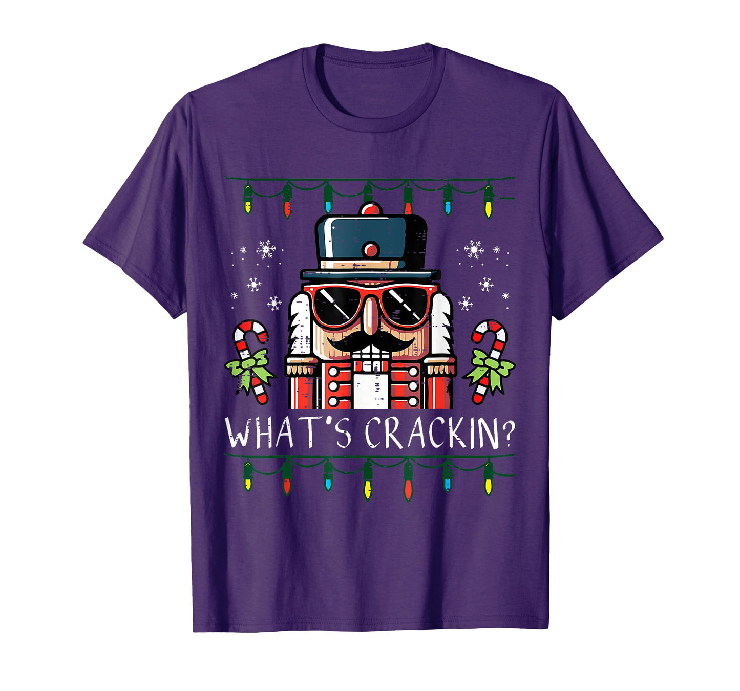 Christmas Nutcracker What's Crackin Men Women Kids T-Shirt