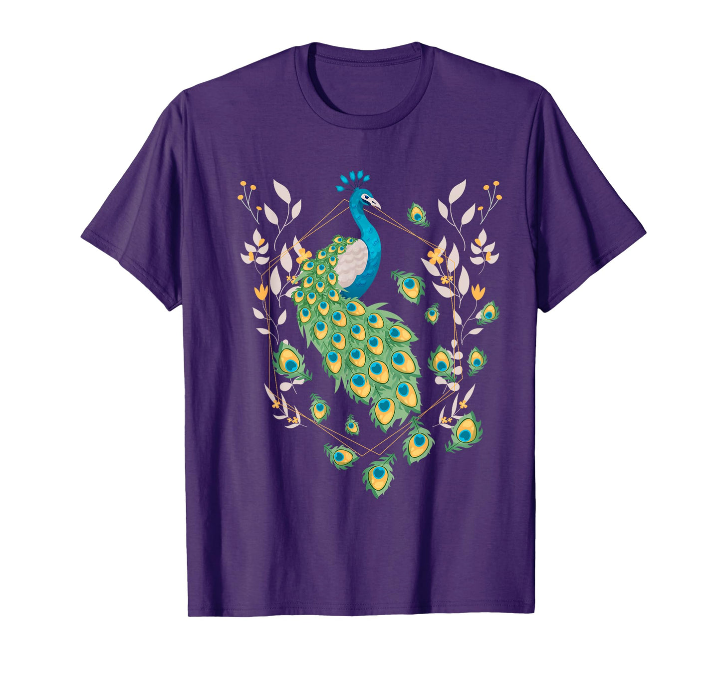 Colorful Peacock T-Shirt