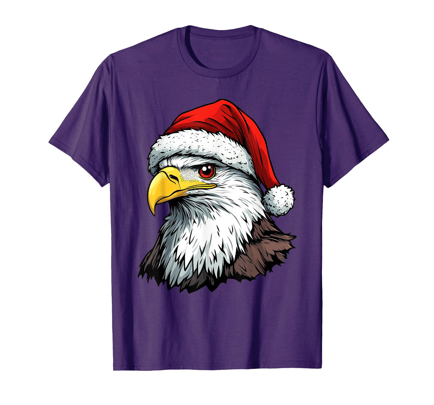 Eagle Bird Santa Hat Christmas Xmas T-Shirt