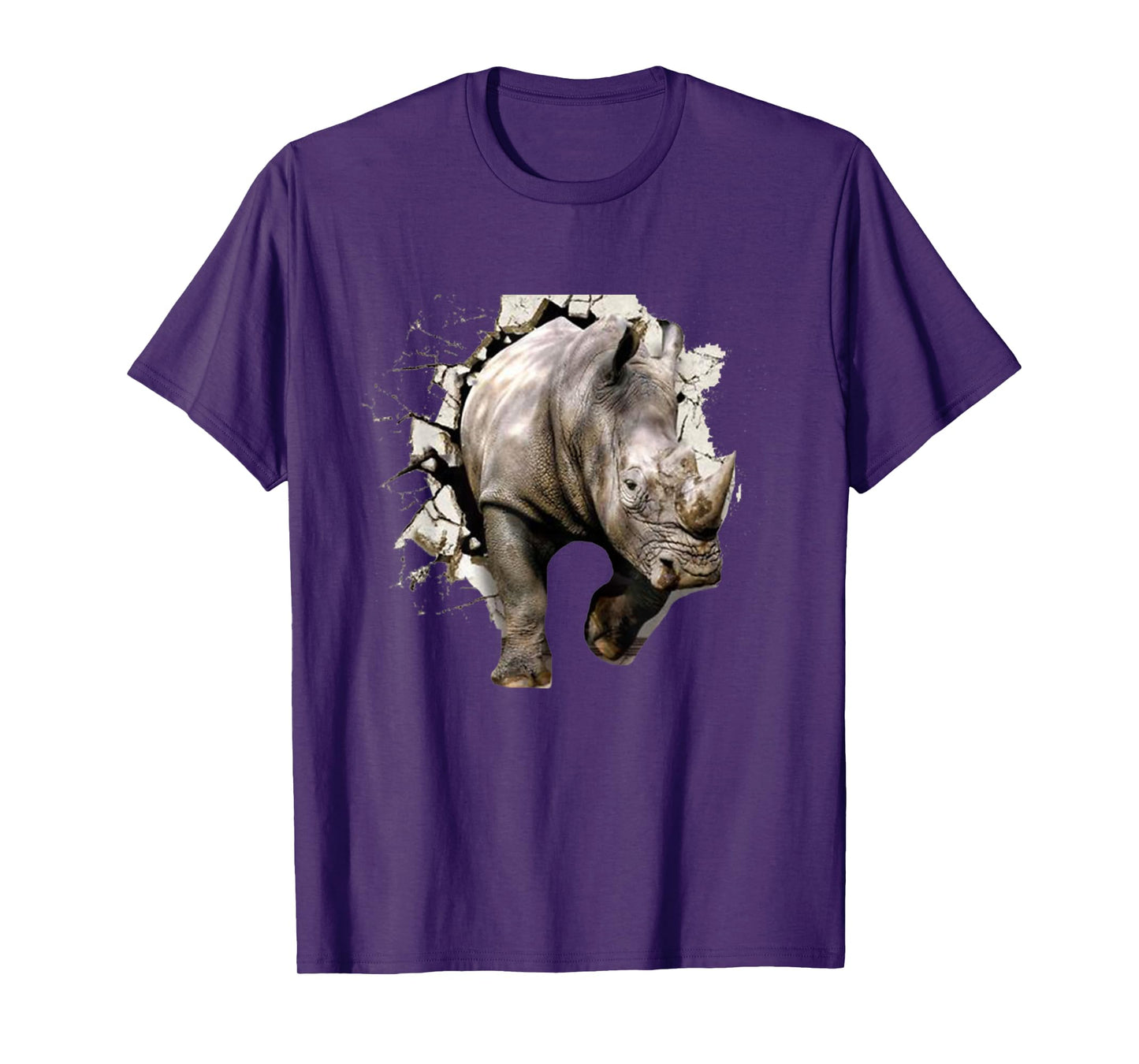 3D Rhino T-Shirt - African Safari Animal Rhinoceros Tee T-Shirt