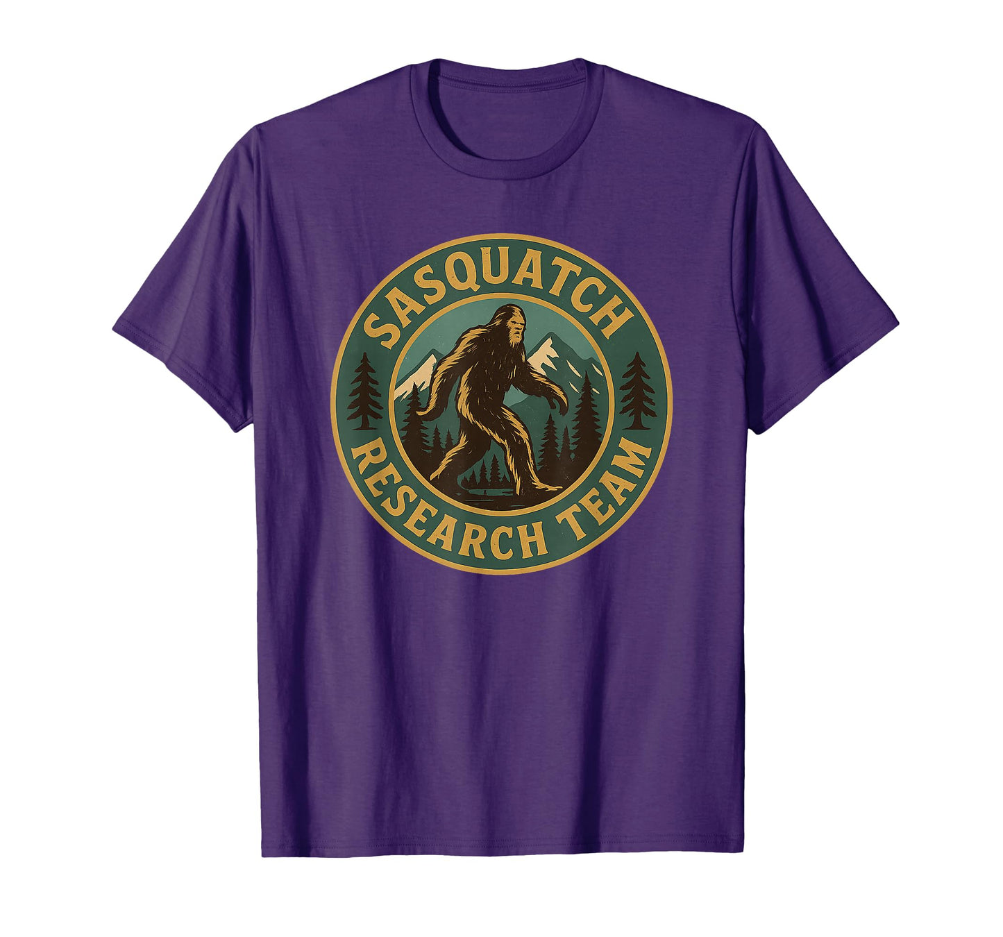 Sasquatch Research Team Bigfoot Cryptic Graphic T-Shirt