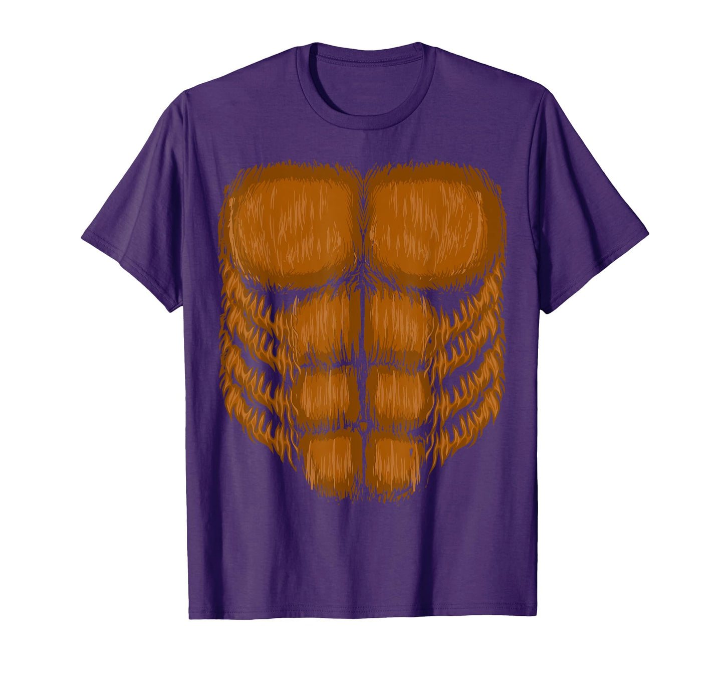Halloween Bigfoot Chest Costume Shirt Sasquatch Gifts Men T-Shirt