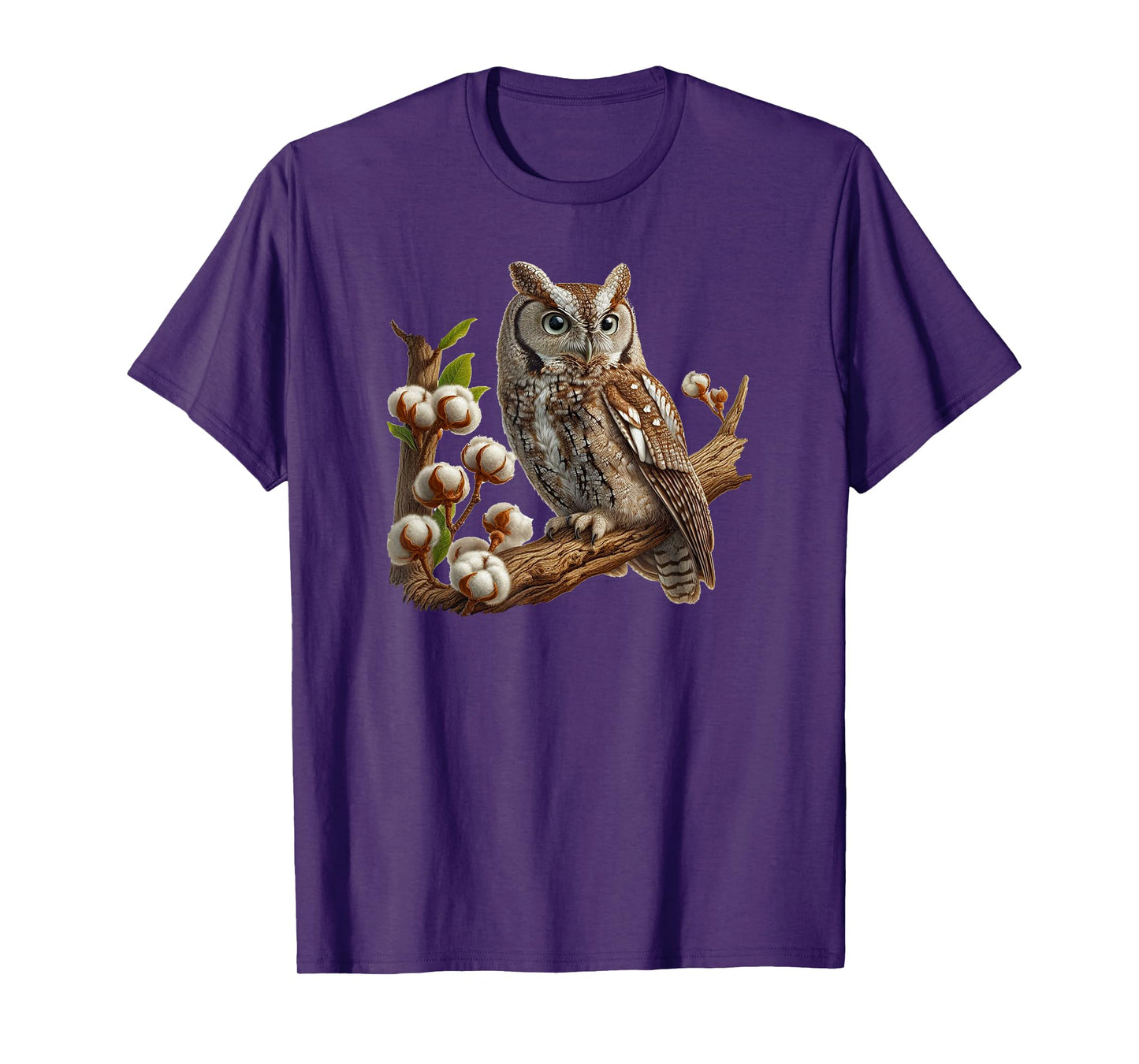 Bird Series. Western Screech Owl. T-Shirt