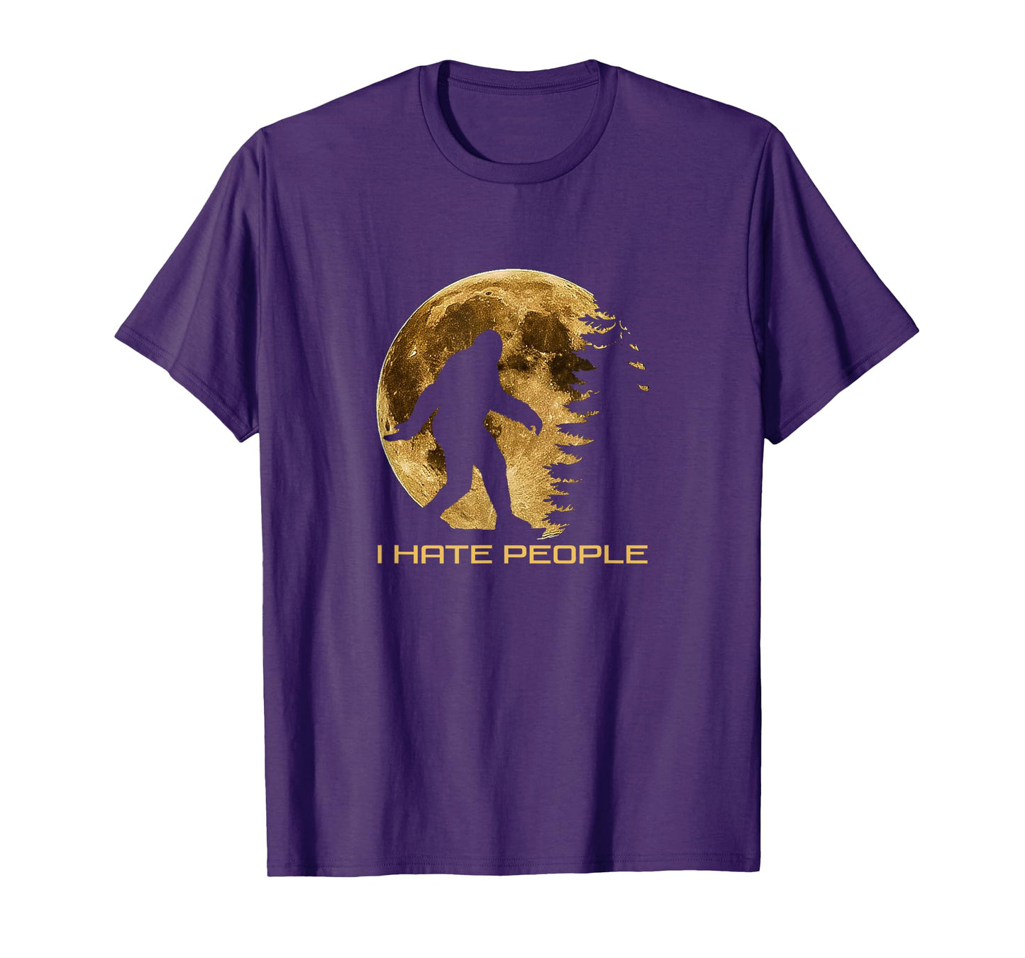 I Hate People Bigfoot T-Shirt