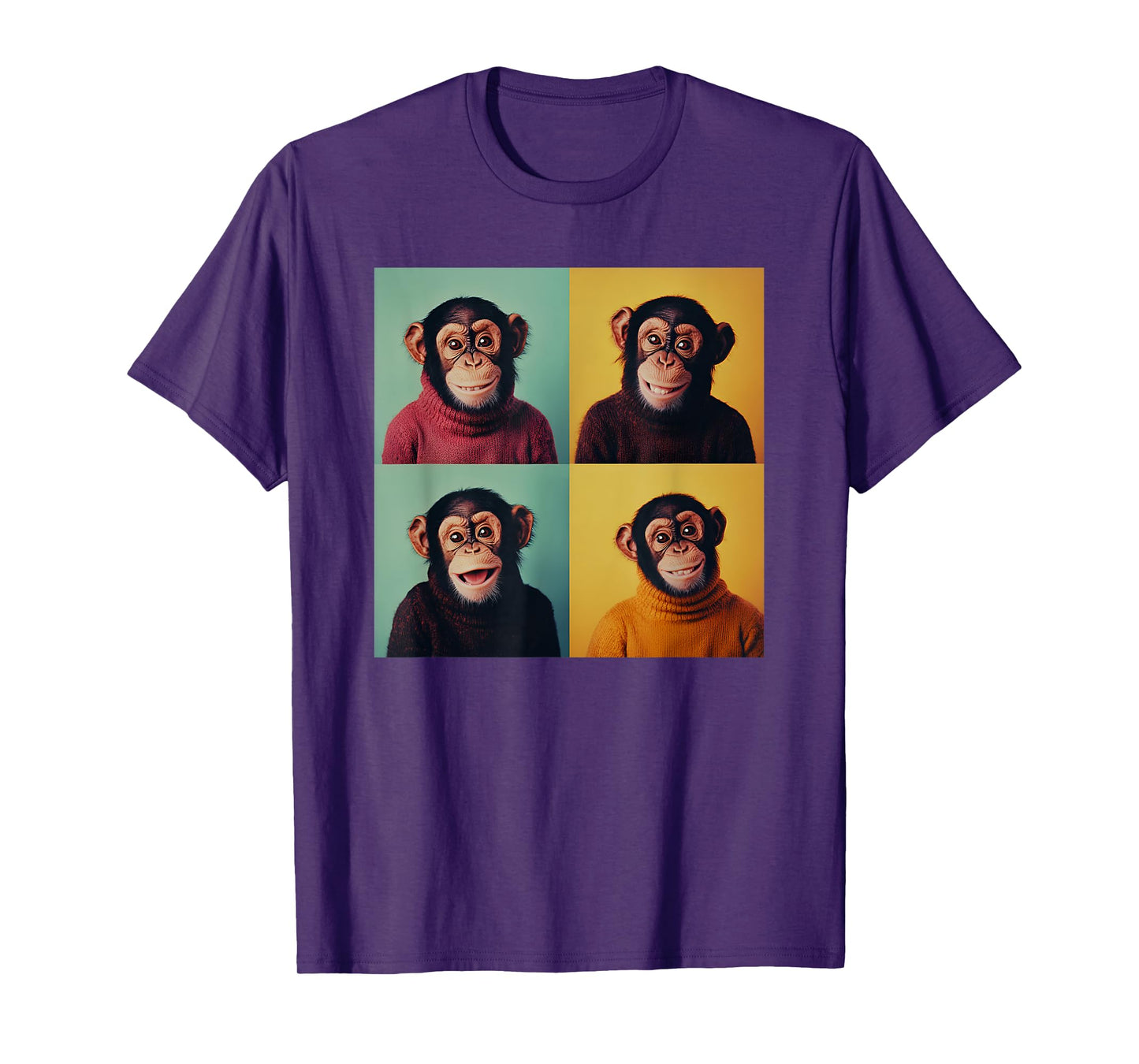 Awkward Animal Chimp Photoshoot Funny Monkey T-Shirt