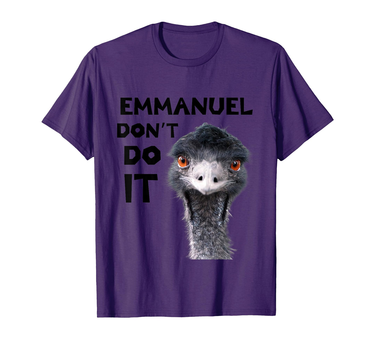 Emu Love Tees Emmanuel Don't Do It Viral Emu T-Shirt, White