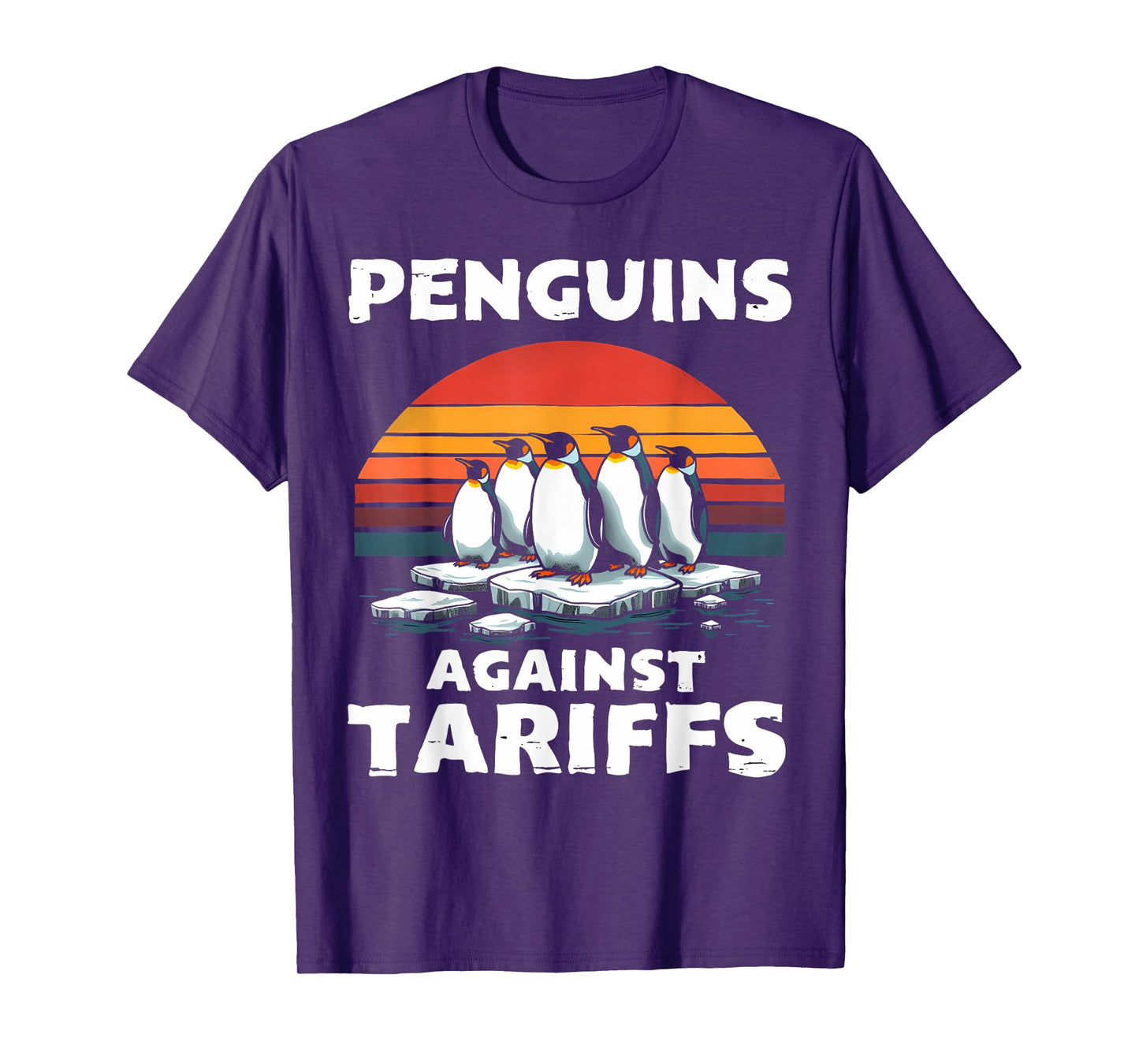 Penguins Against Tariffs T-Shirt