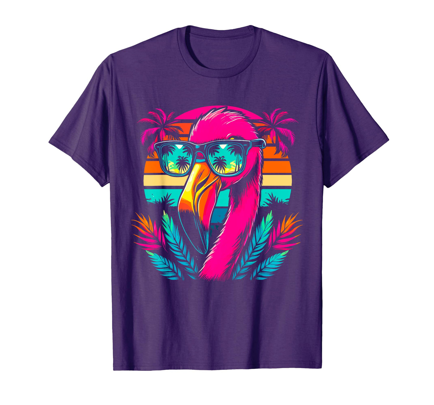 Cool Flamingo with Sunglasses T-Shirt