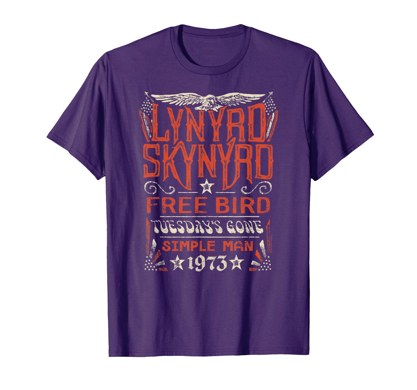 Lynyrd Skynyrd - Free Bird Tuesday's Gone Simple Man Songs T-Shirt