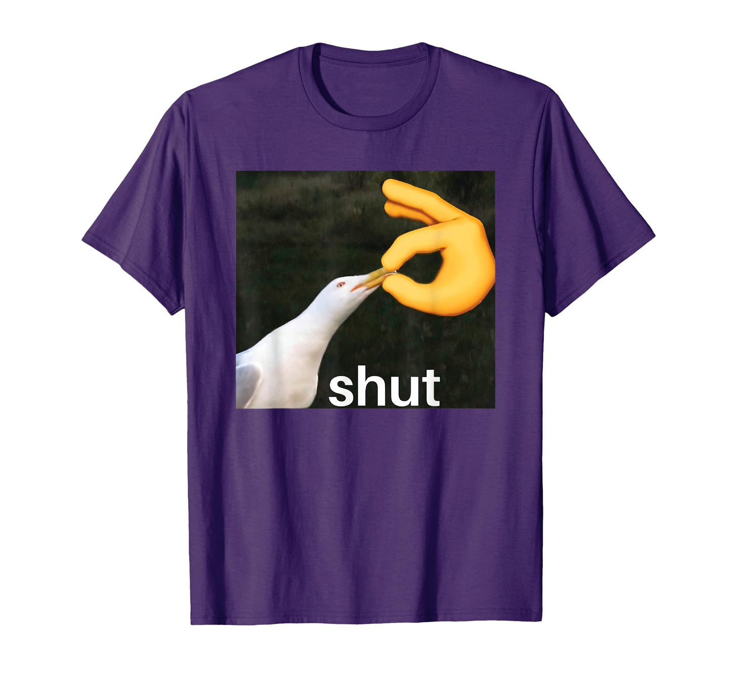 Shut Seagull Meme Bird Shut Meme T-Shirt