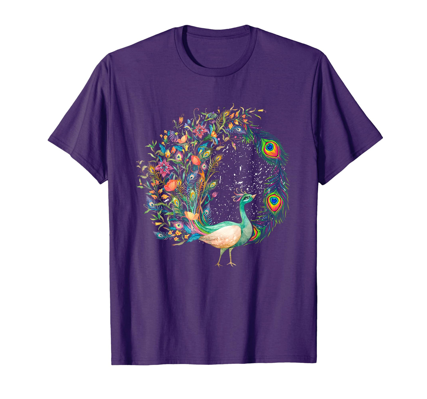 Beautiful Peacock | Colorful Bird | Peacock Feathers T-Shirt