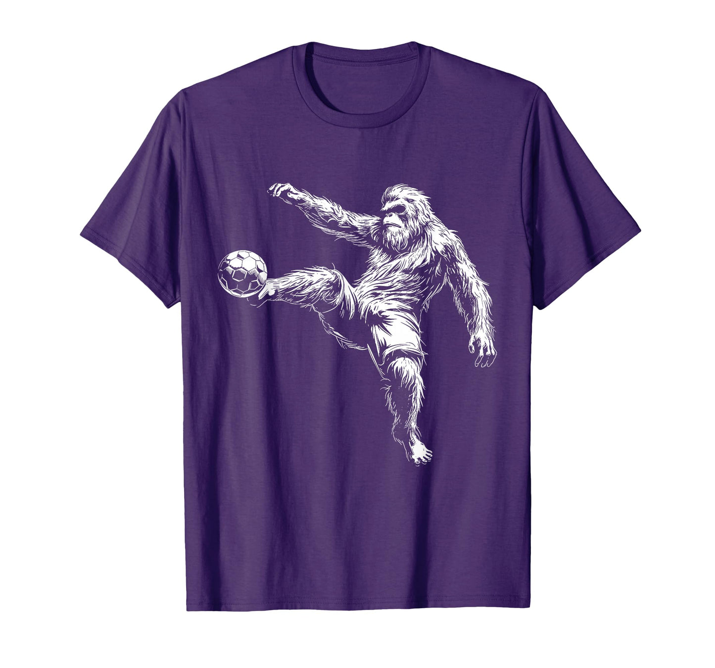 Soccer Bigfoot Sasquatch Funny Soccer Player T-Shirt