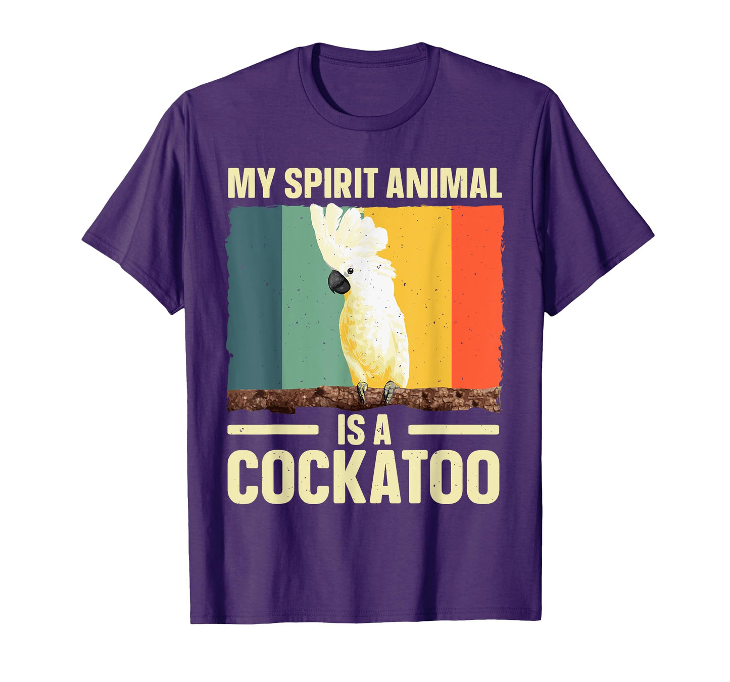 Cool Cockatoo Art For Men Women Parrot Lovers Cockatoo Fan T-Shirt