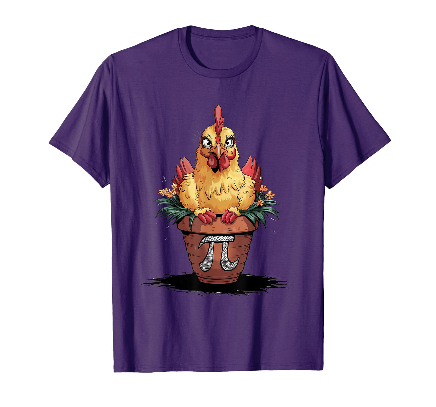 Math Lover Geek 3.14 Funny Chicken Pot PI Day T-Shirt